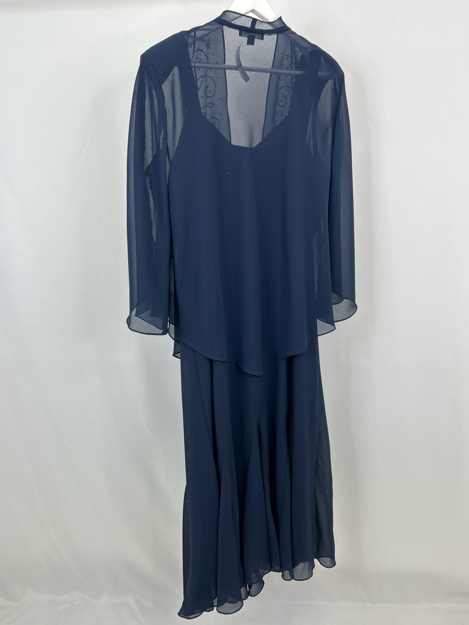 R & M RICHARDS Size 20W Navy Women 2-Piece w/dress