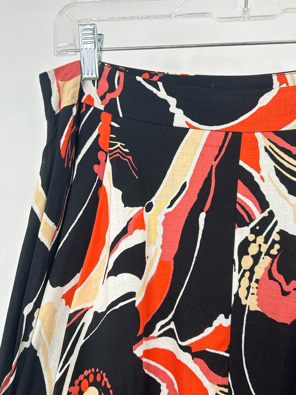 FREE PEOPLE Size 10 Black & Red Women Skirt