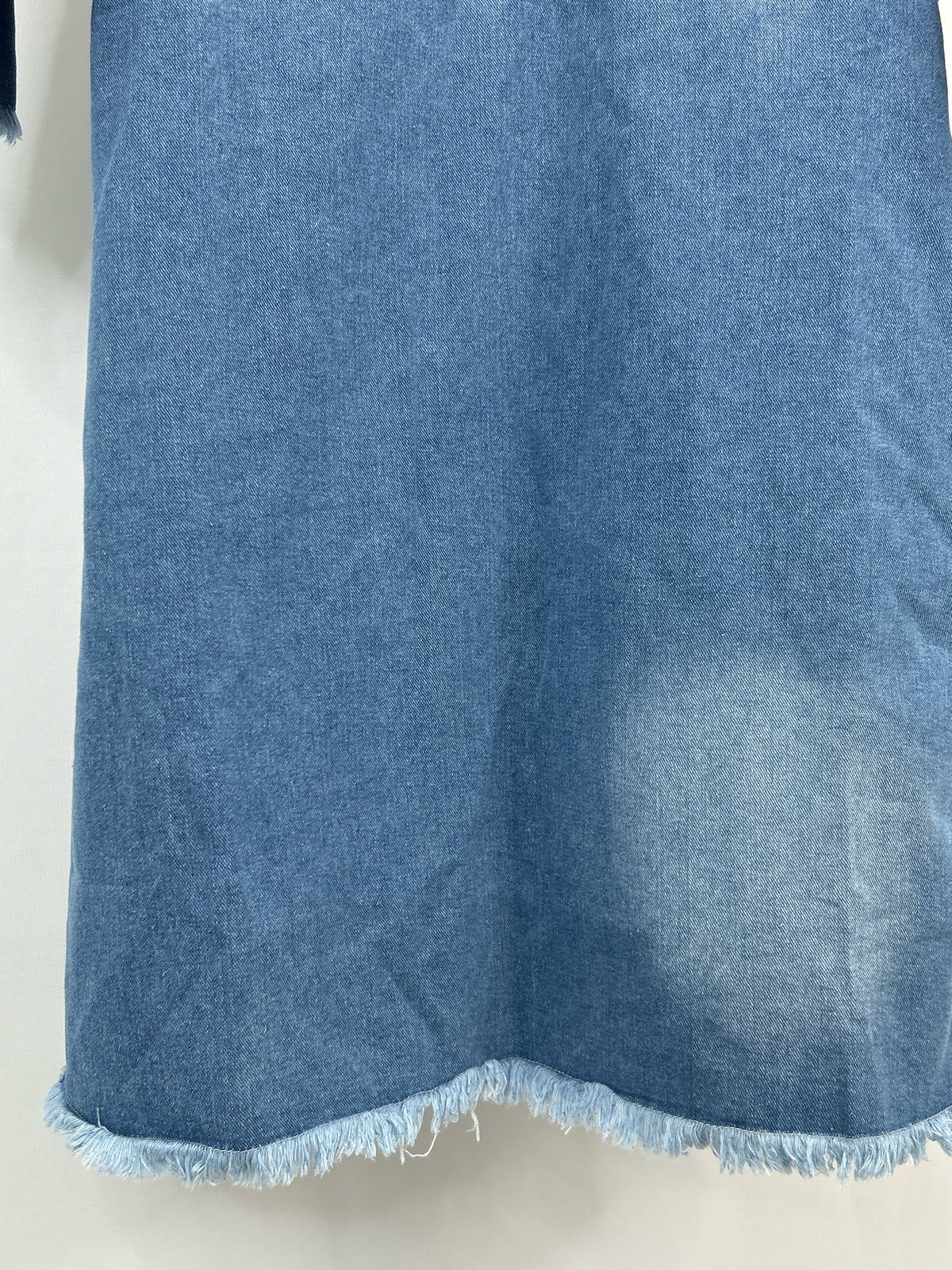 Oyrosy Size XL BLUE DENIM Women Dress