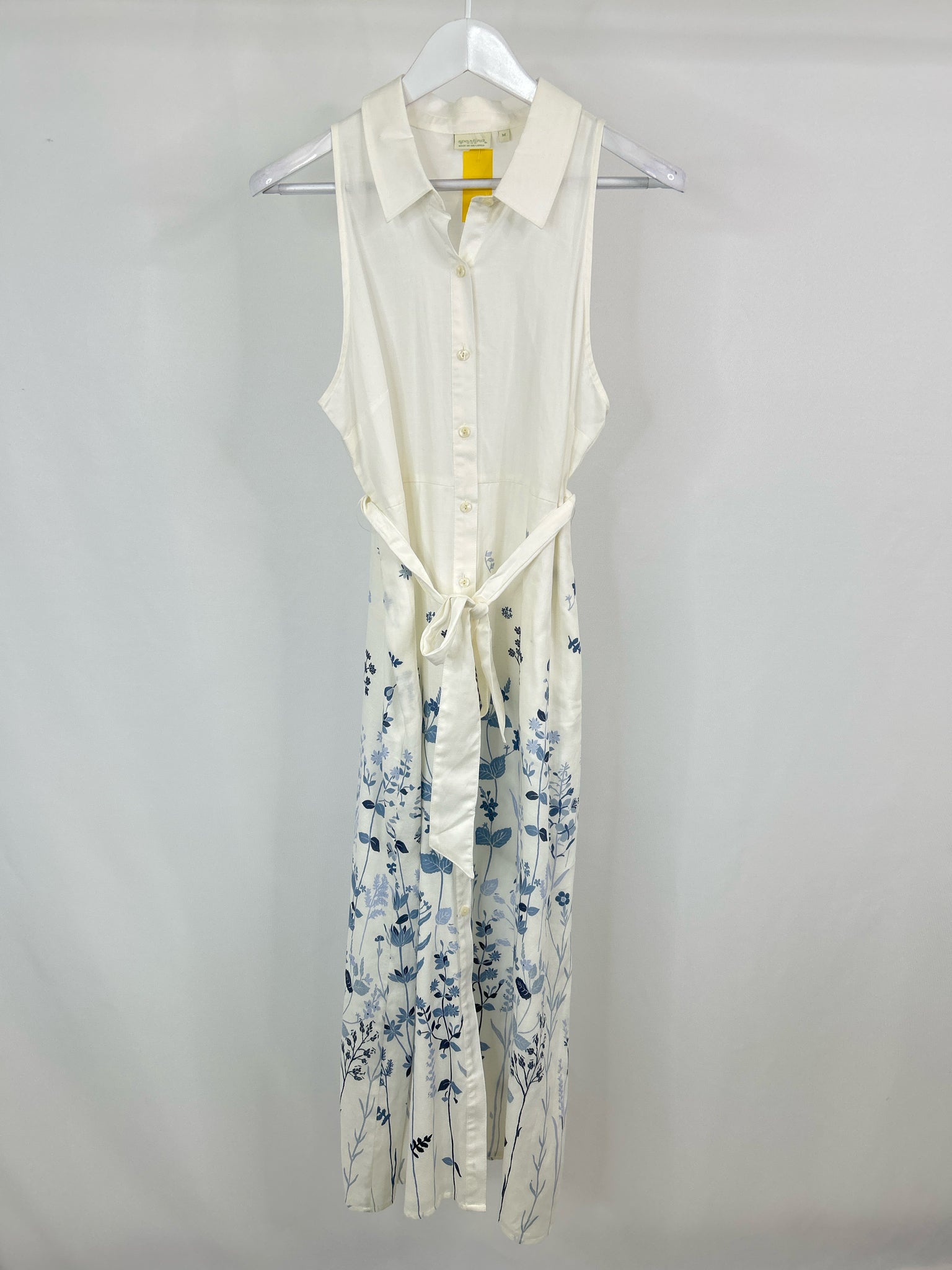SPARTINA 449 Size M White Floral Women Dress