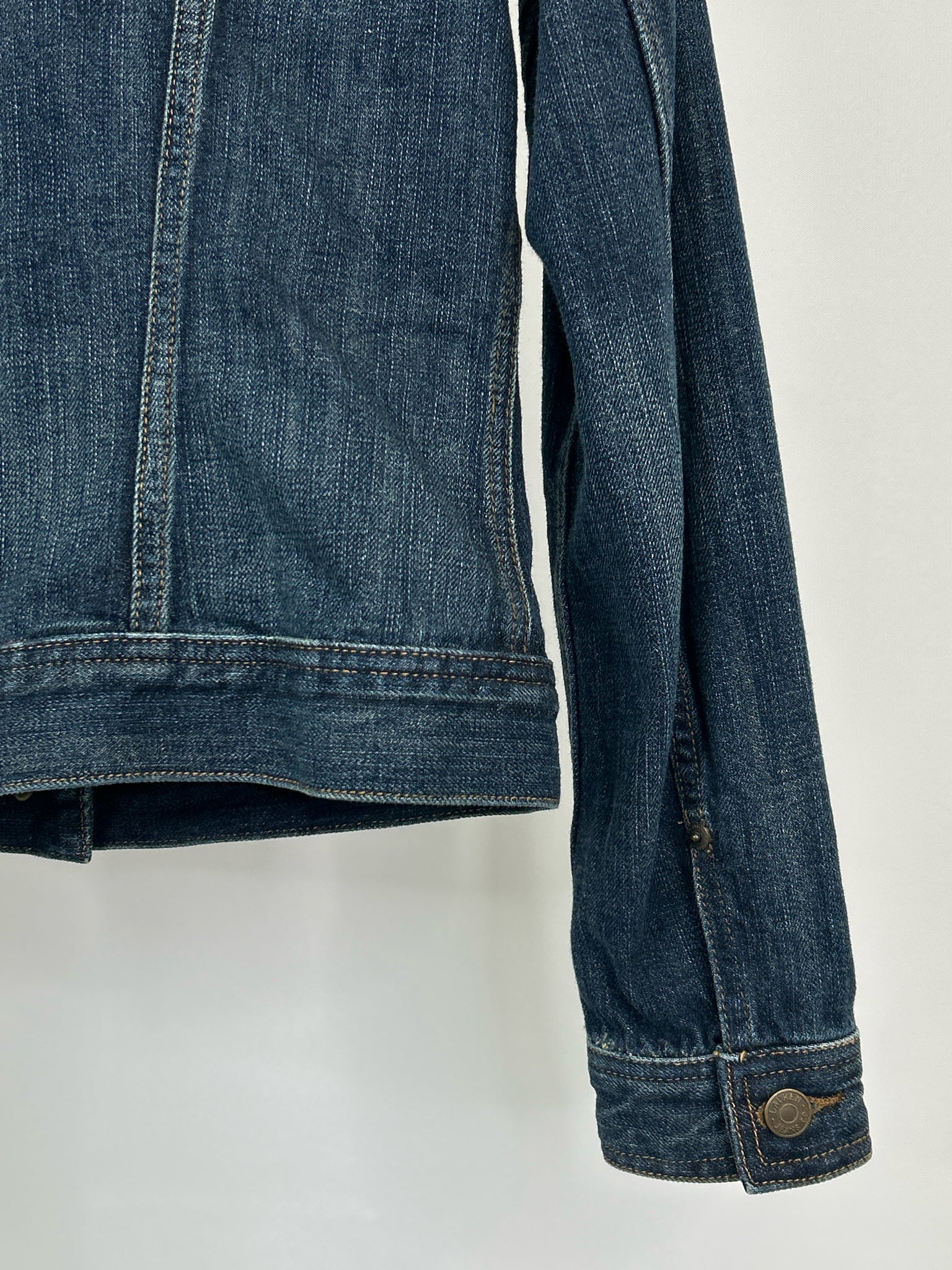 LAUREN JEANS CO Size S BLUE DENIM Women Jacket