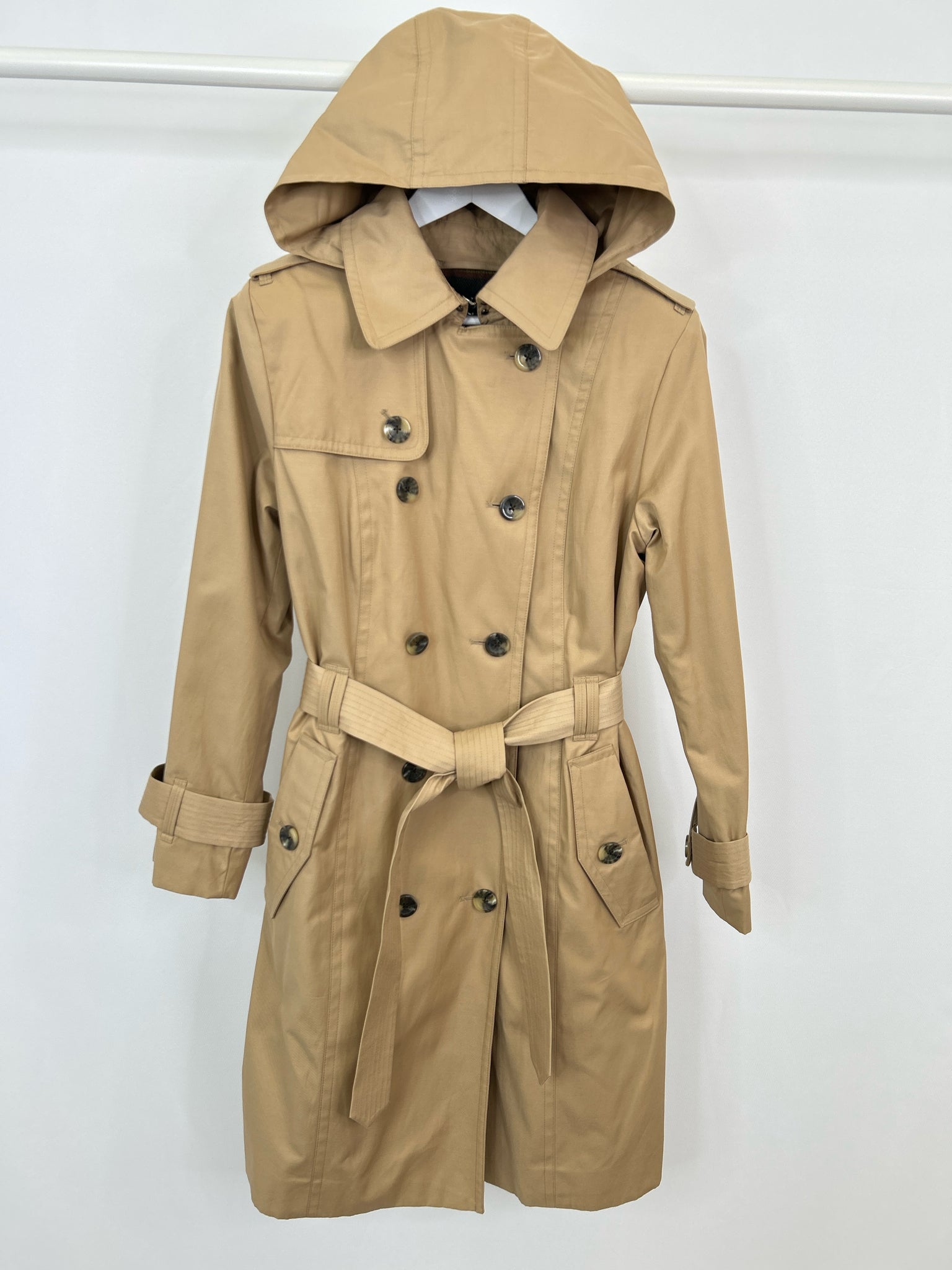 London Fog Size L KHAKI Women Coat
