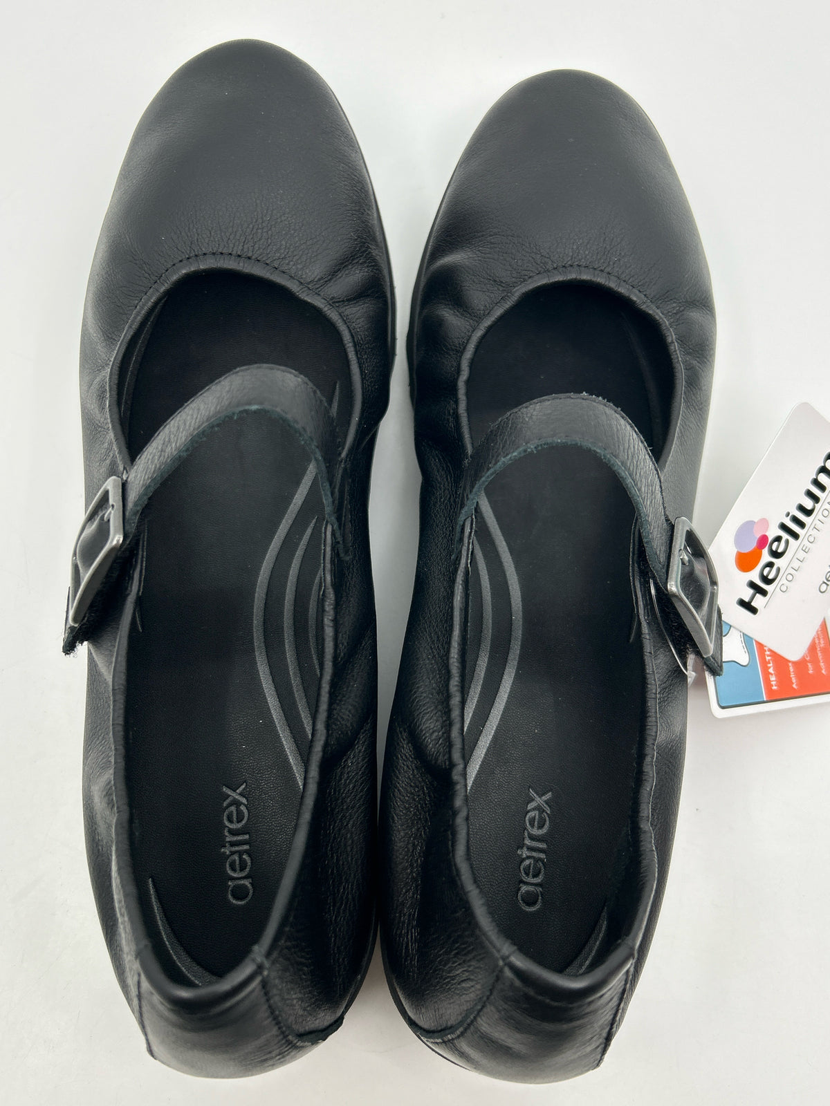 AETREX NIB Size 10.5/11 Black Women Flats