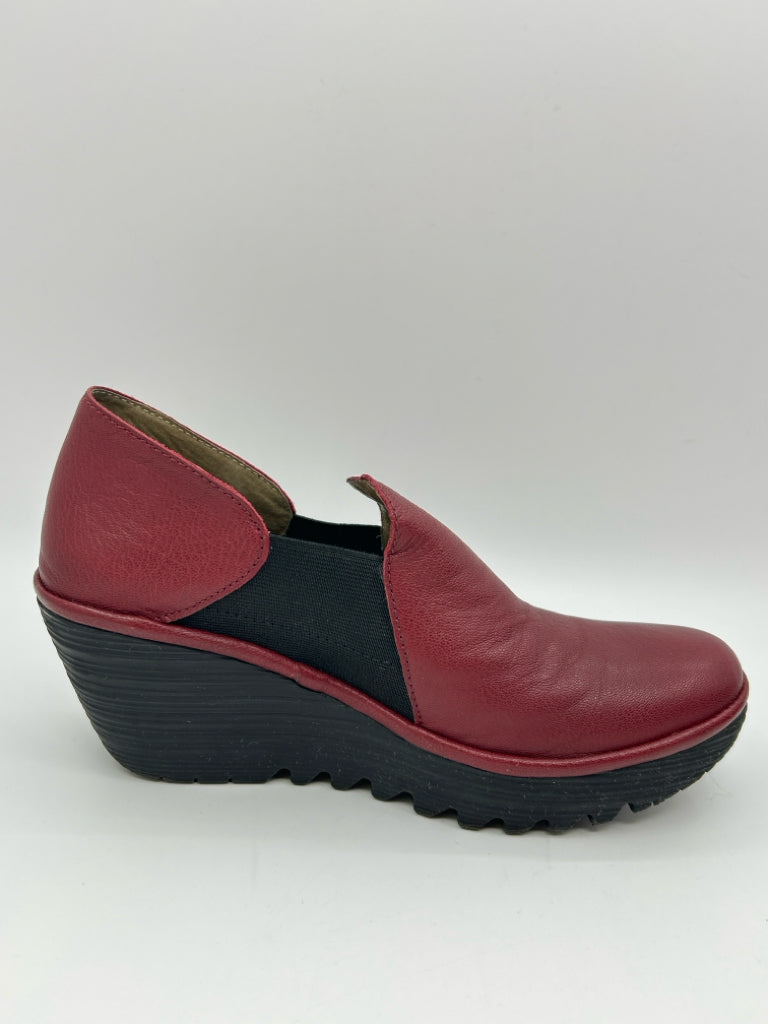 FLY LONDON Women Size 38 Red Shoes