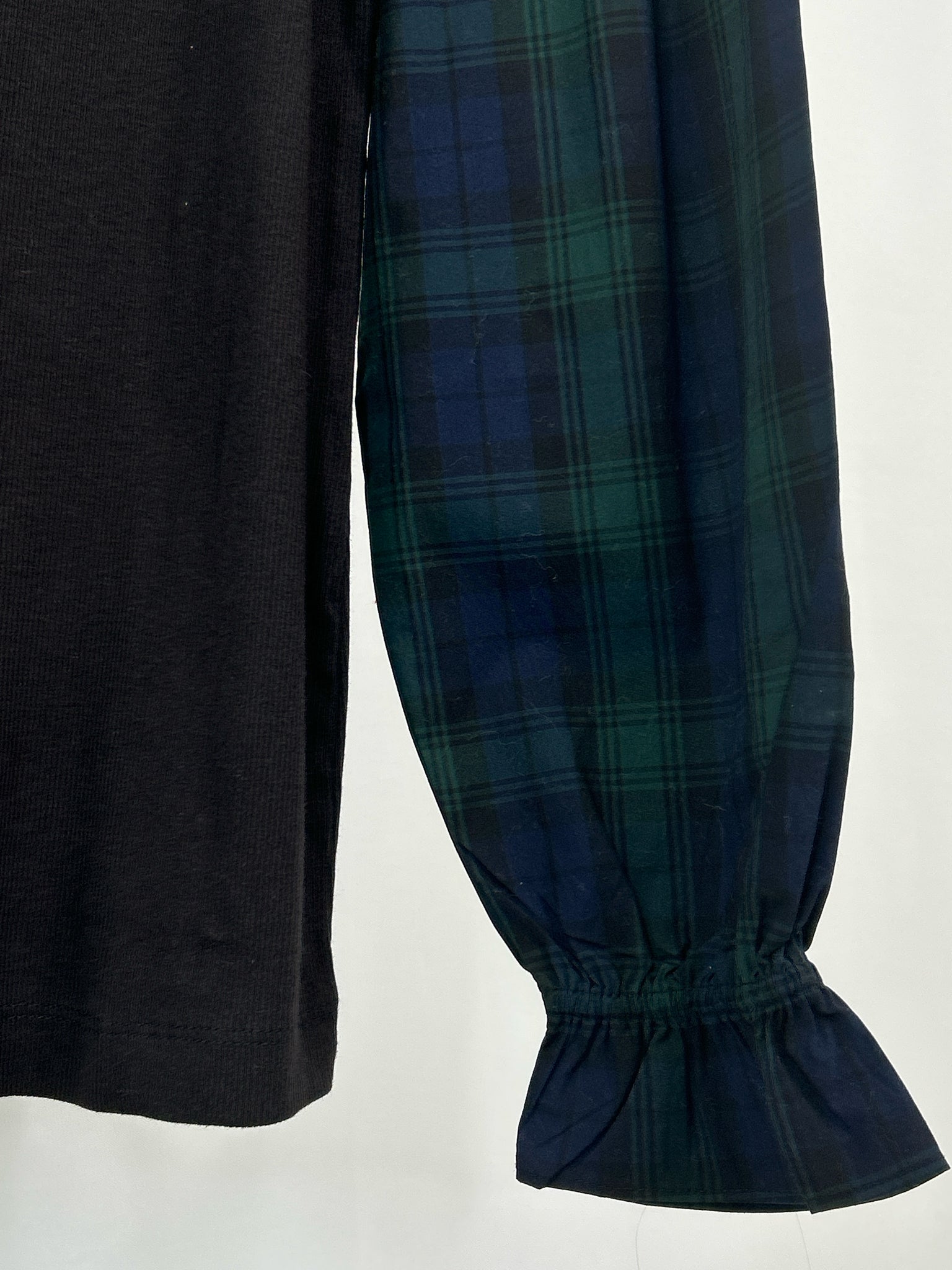 LOFT Size S Black Print Women Top NWT