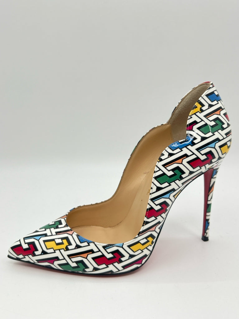 CHRISTIAN LOUBOUTIN Women Size 37 Multi-Color Pumps