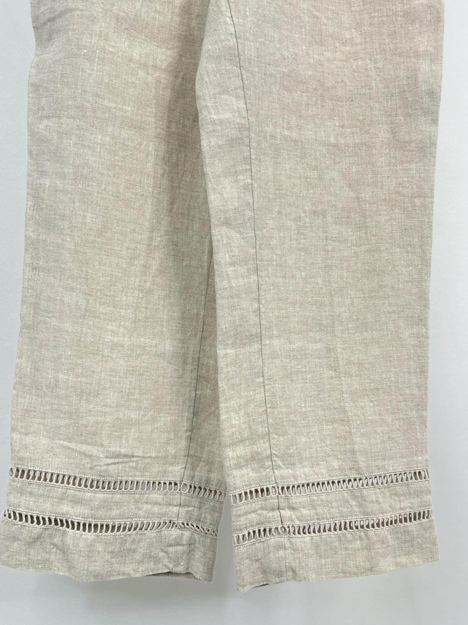 CHICO'S Size 2 Oatmeal Women Pants NWT