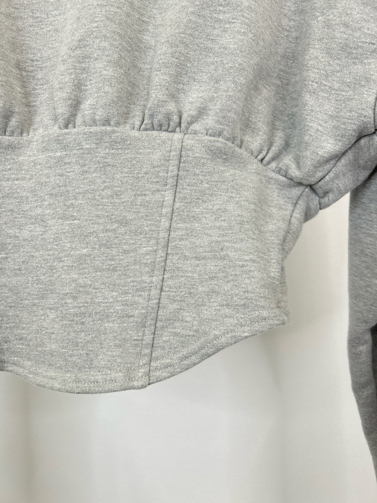 GOOD AMERICAN Size L HEATHER GRAY Women Pullover