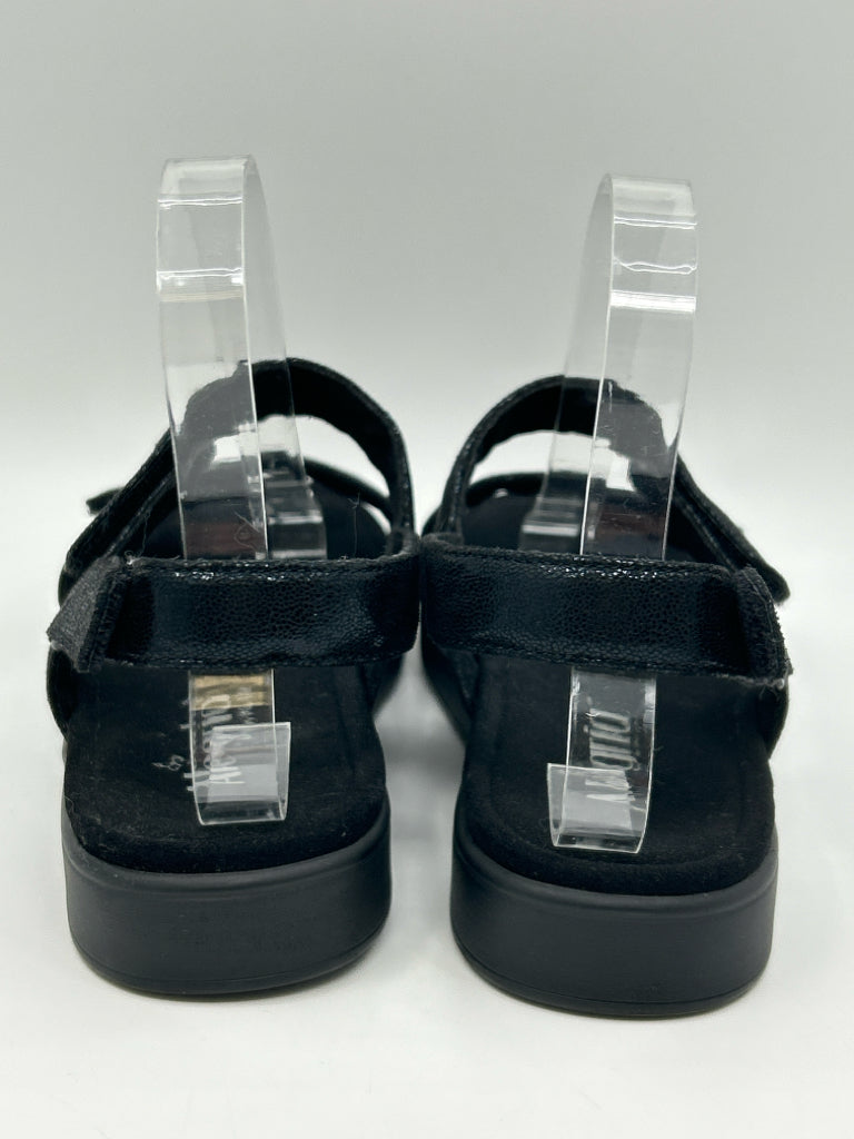 ALEGRIA Size 39/9 Black Women's Sandal
