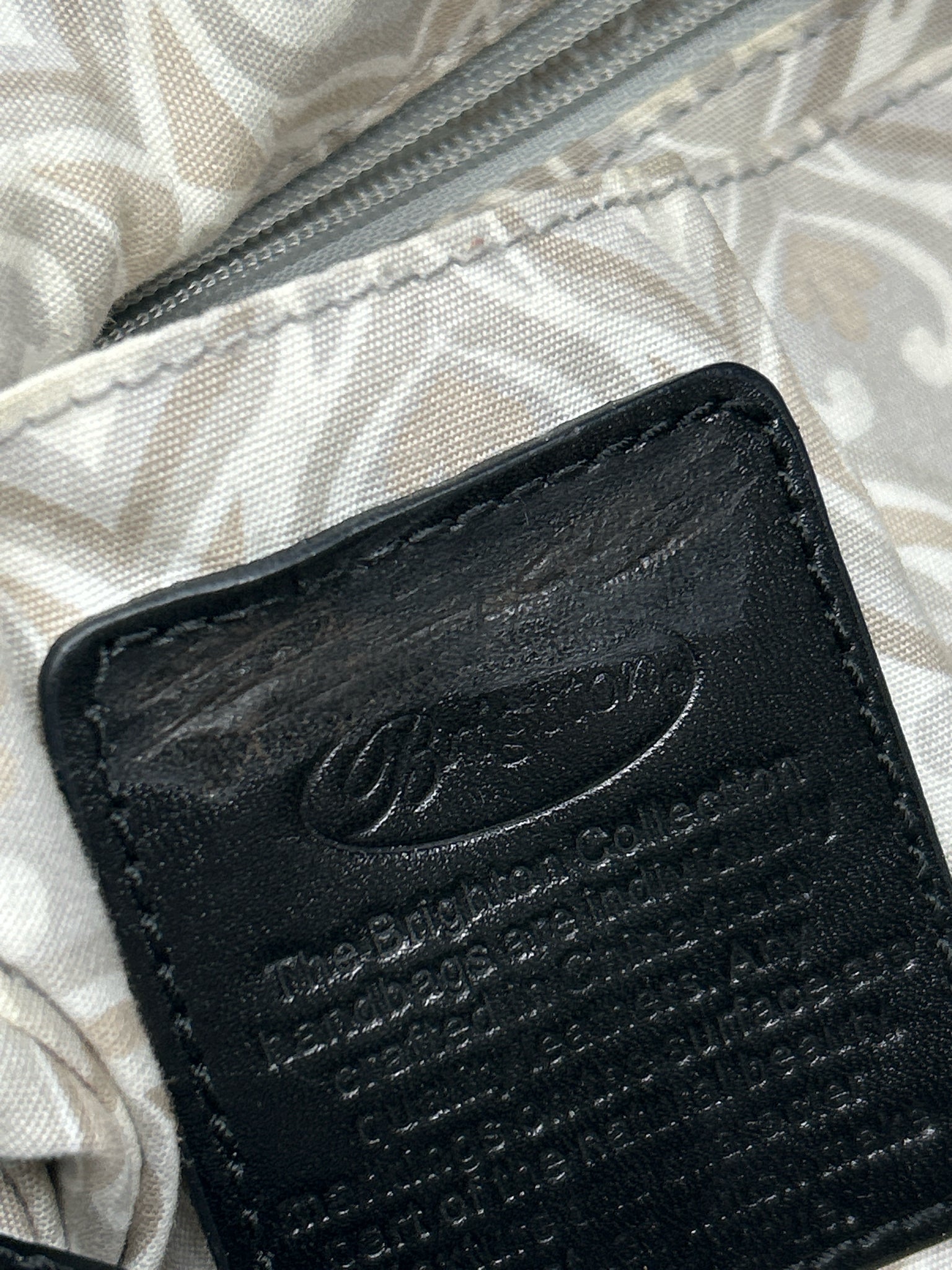 BRIGHTON black and brown Women Purse