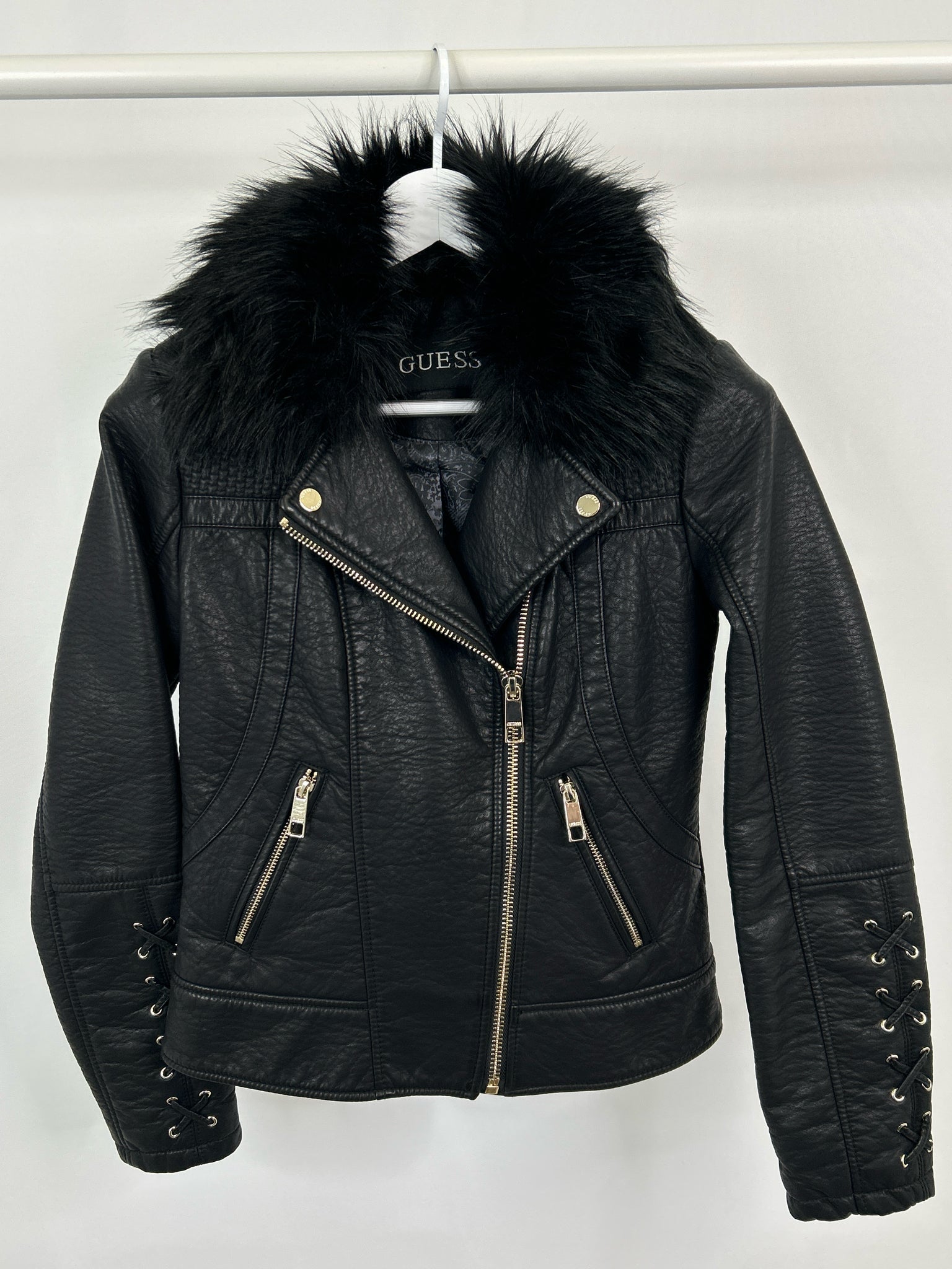 GUESS Size S Black Women Jacket