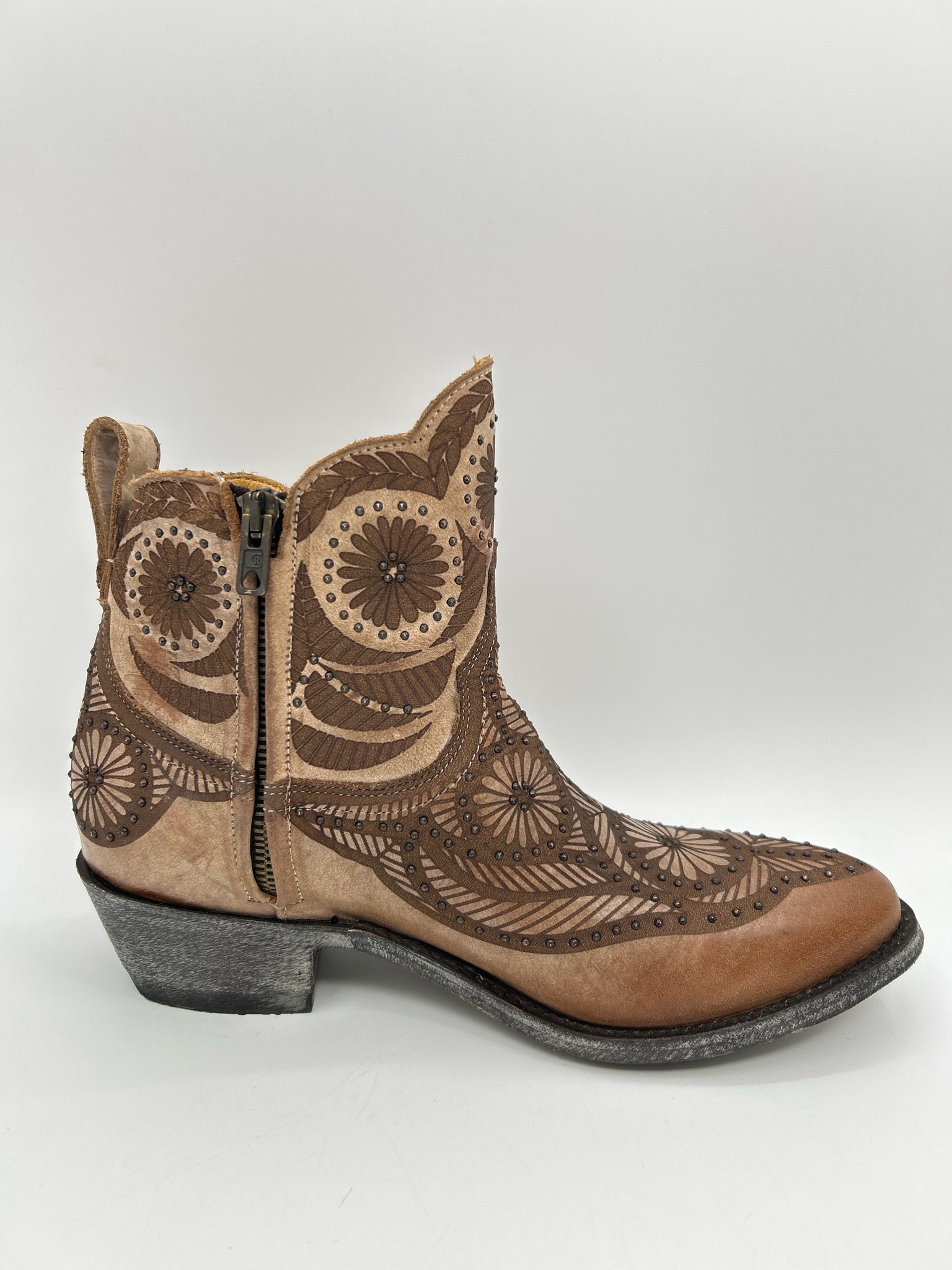 OLD GRINGO Size 7.5B Taupe Women Boots