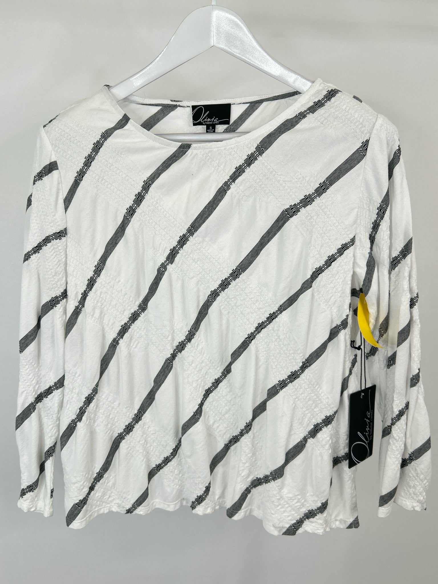 OLIVIA BY HABITAT CLOTHES Size S White and black Women Top