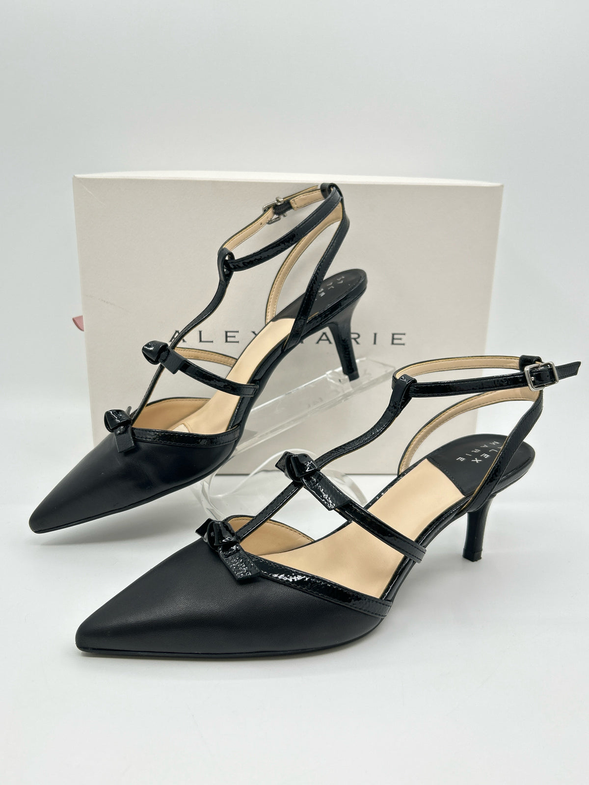 Alex Marie Size 8M Black Women Pumps
