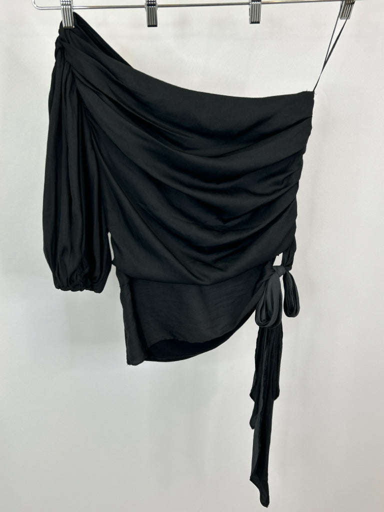 DOLAN Size L Black Women's Top NWT