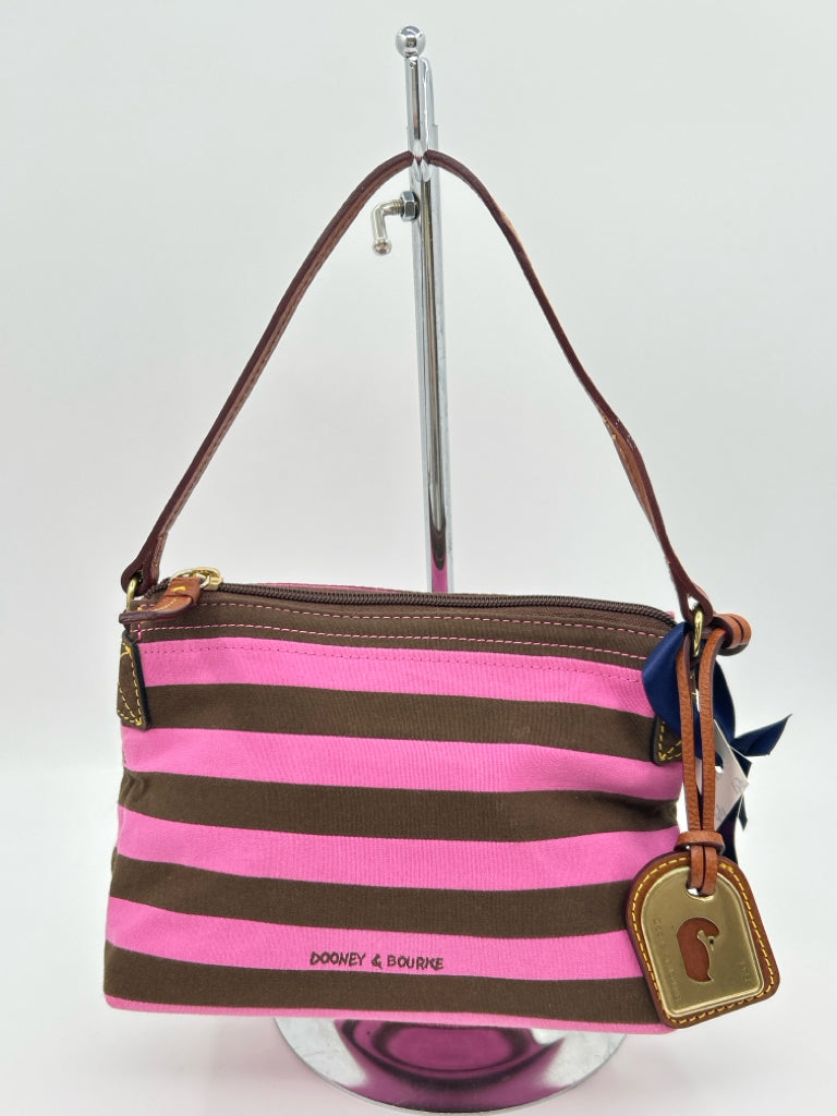 DOONEY & BOURKE Pink and Brown Purse NWT