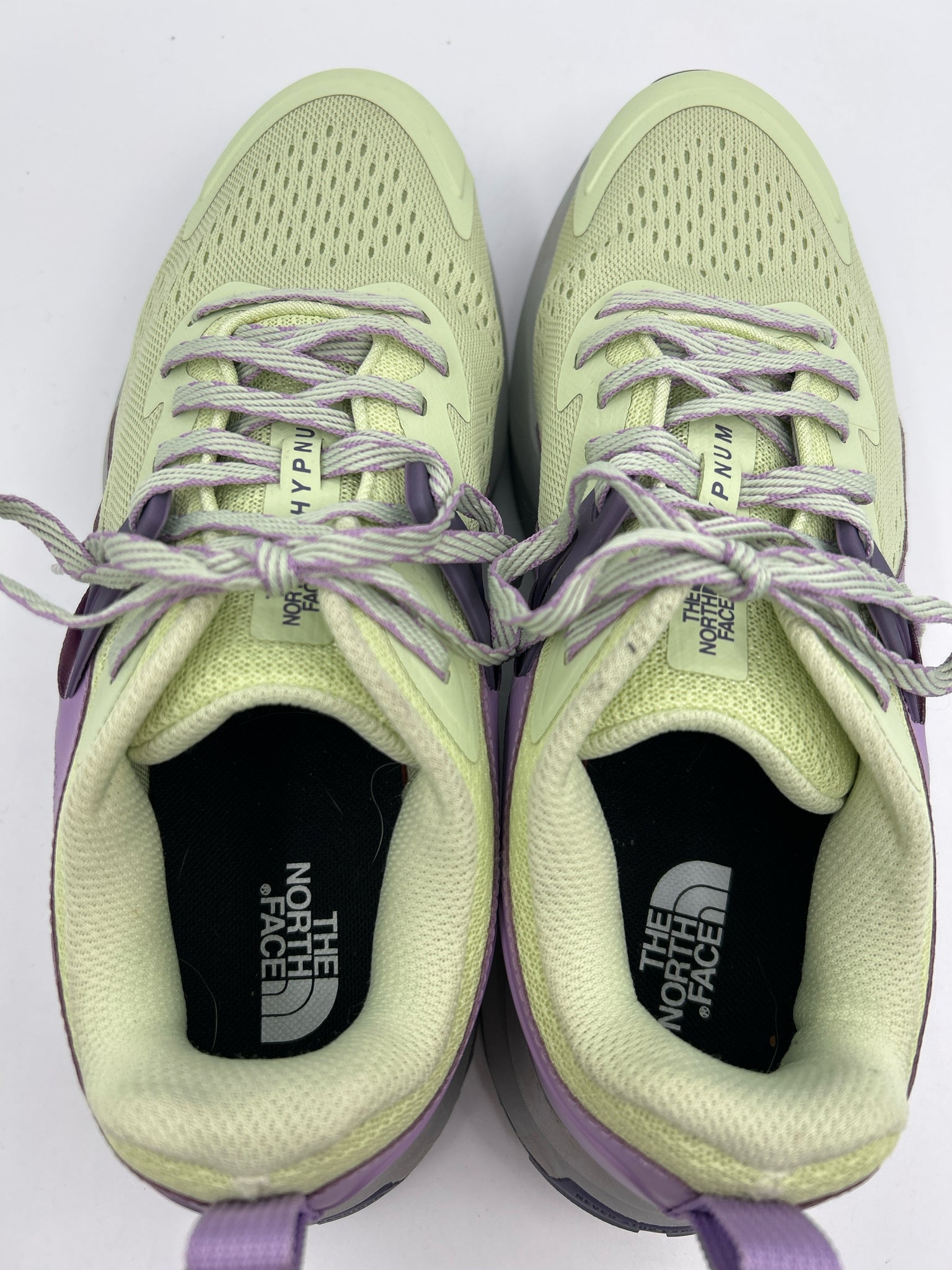 THE NORTH FACE Size 10.5 Green and Purple Women Sneakers