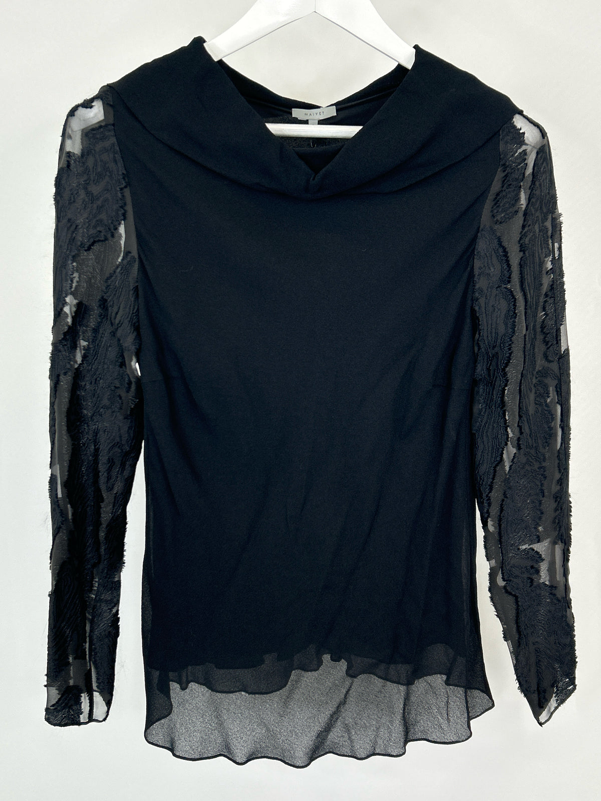 Maiyet Size 8 Black Women Blouse