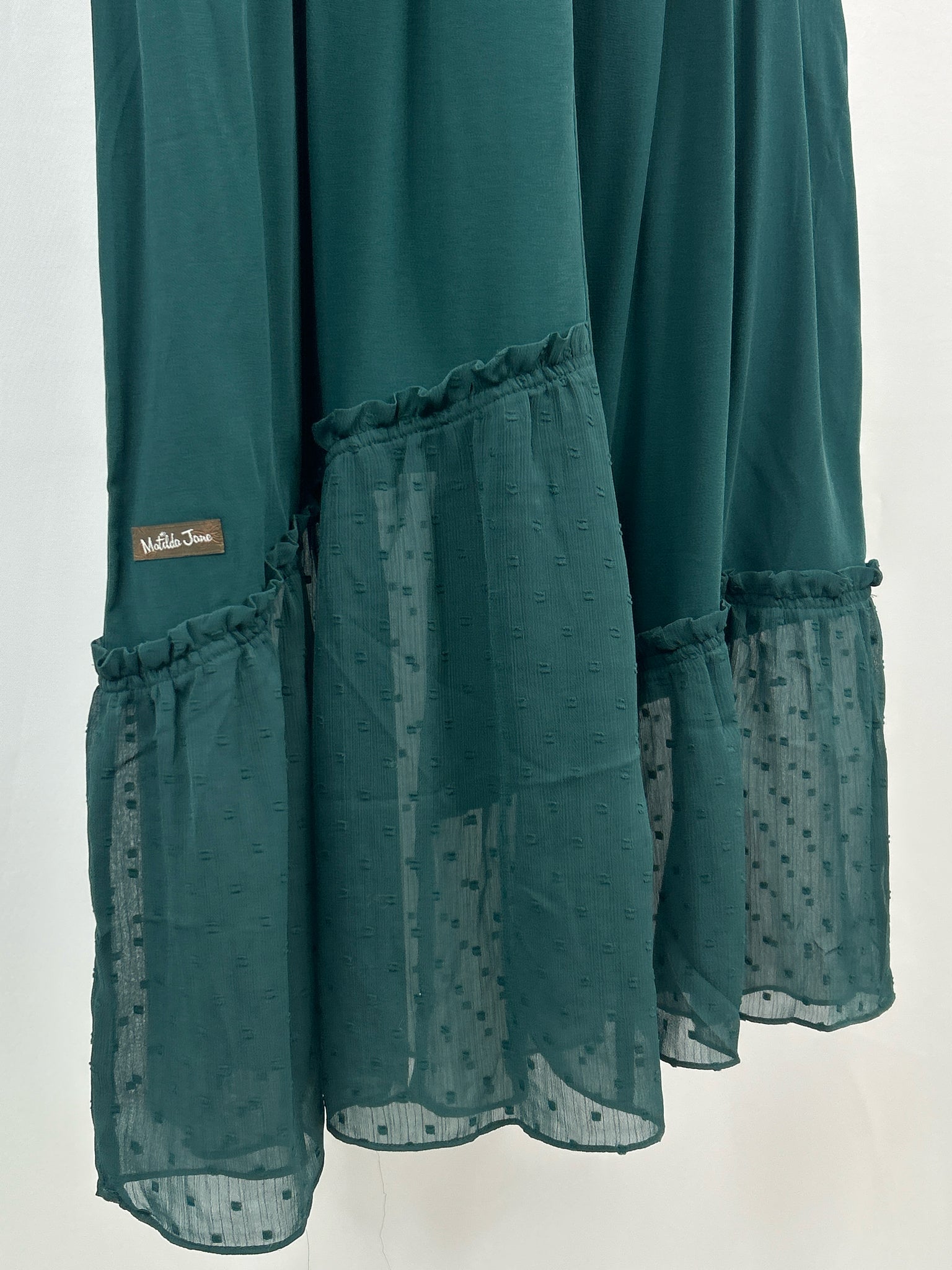 MATILDA JANE Size M Green Women Dress