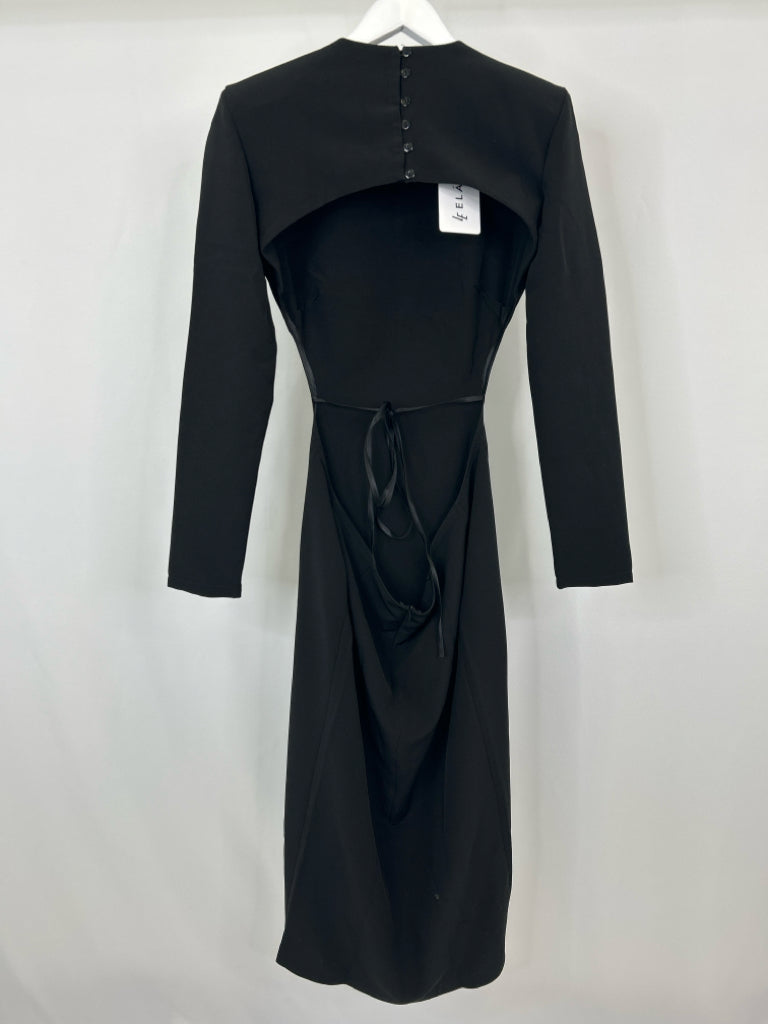 LE ELAGIA Women Size L Black Dress NWT