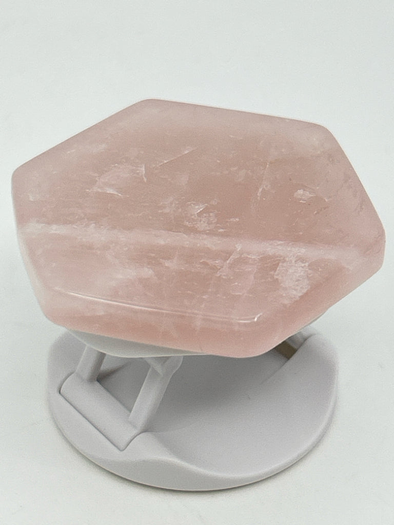 Rose Quartz Natural Stone Phone Case Grip