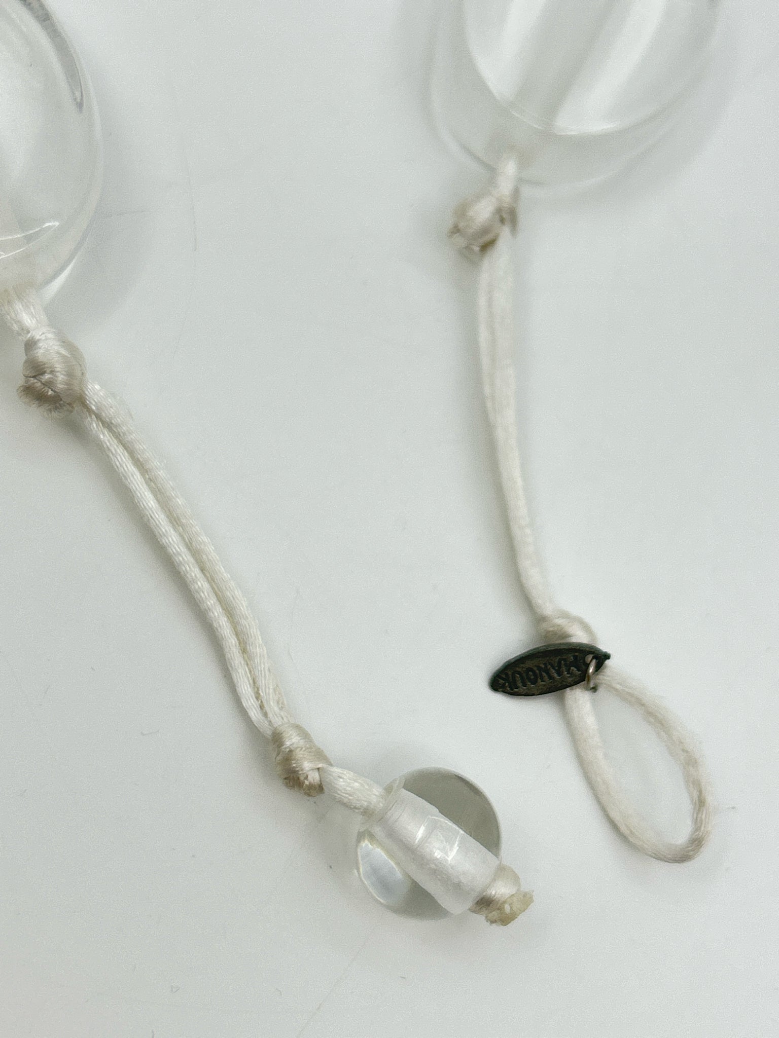 MANOUK Clear & White Necklace