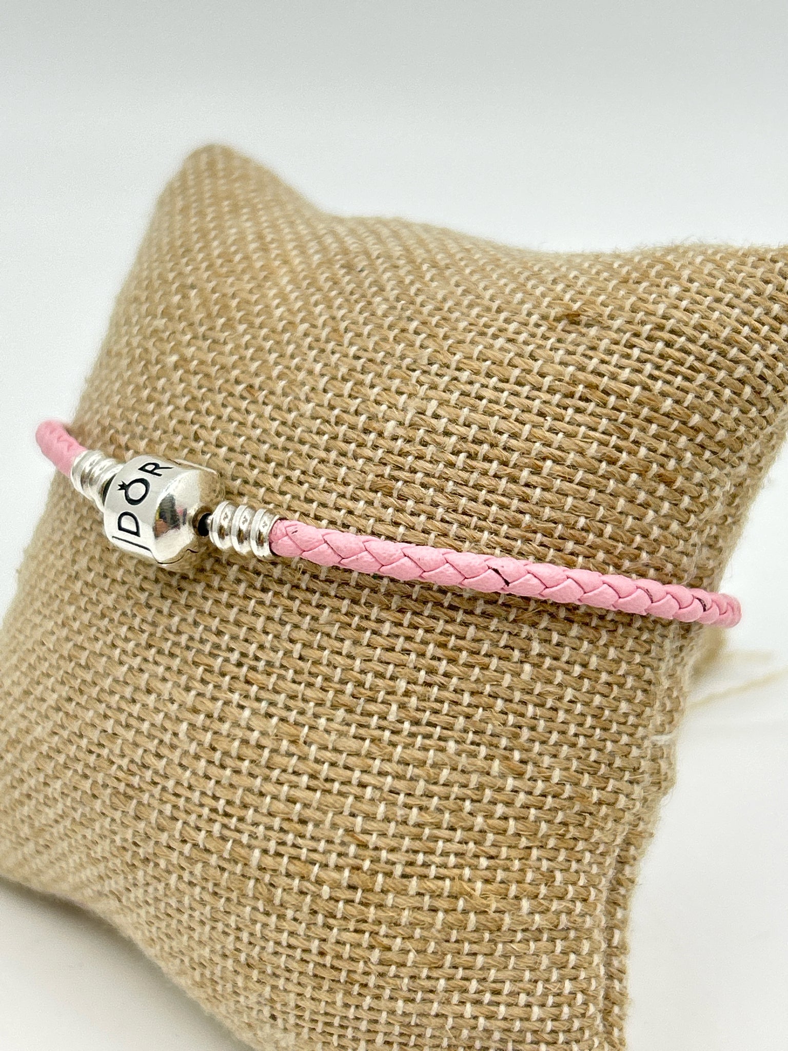 PANDORA Pink and Silver Bracelet