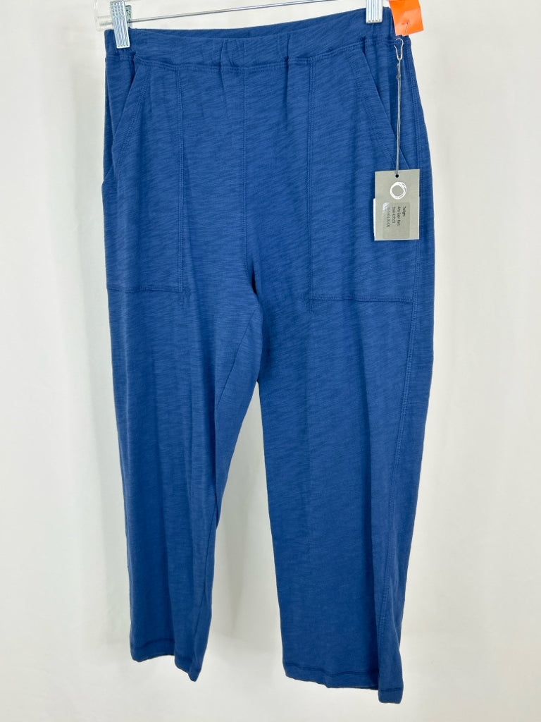 HABITAT Women Size S Blue 22" Arty Capri Pants NWT