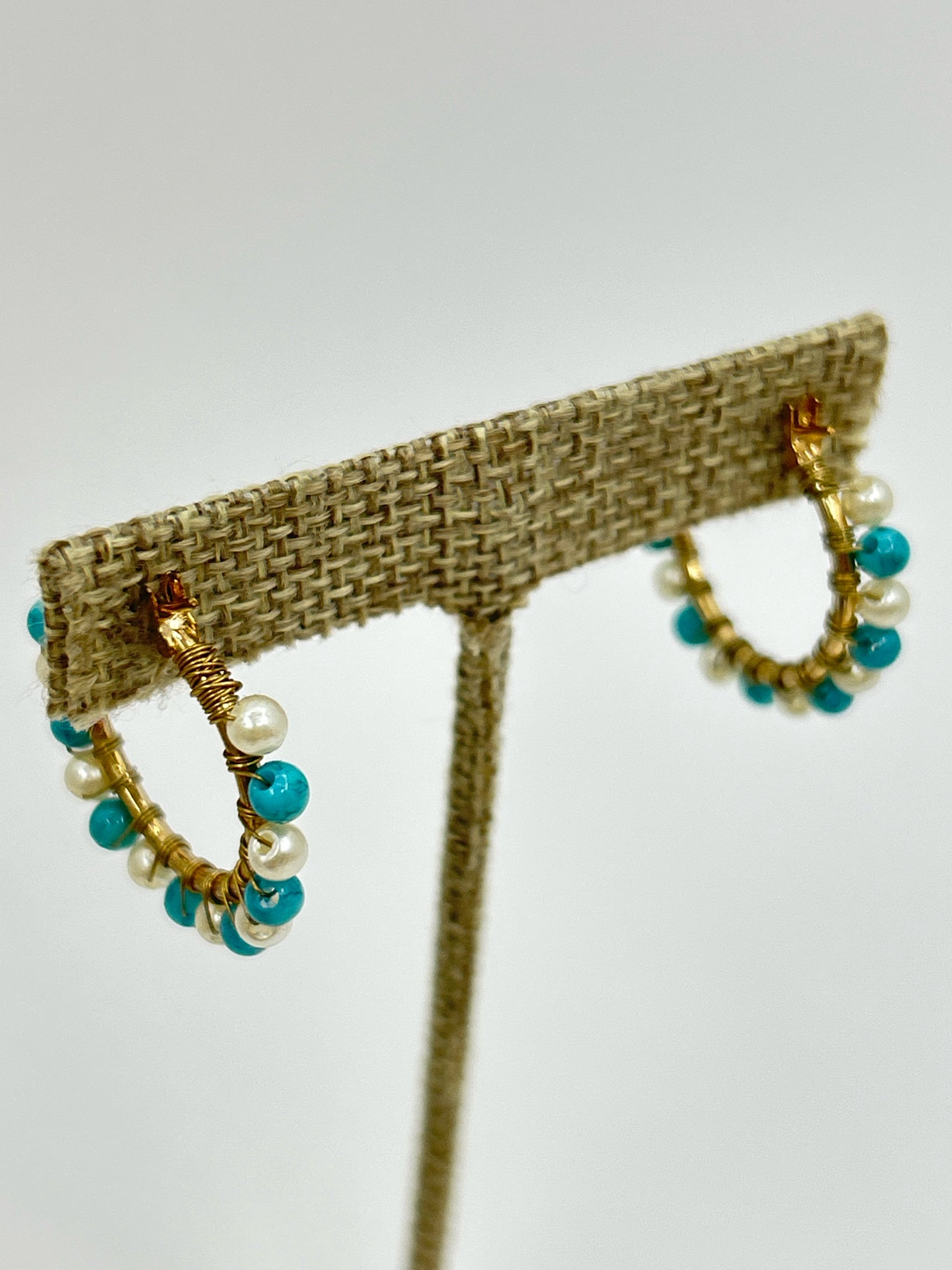 SUZANNE SOMERS Gold and Blue Jewelry Set