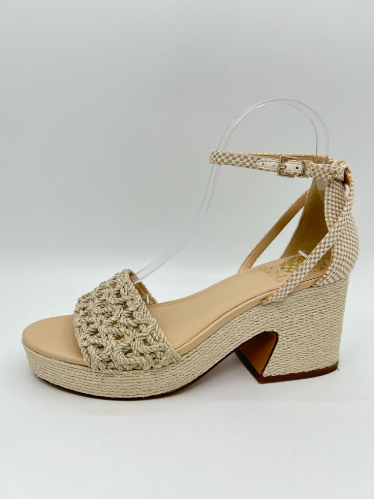 VINCE CAMUTO Size 8.5M Natural Women's Sandal