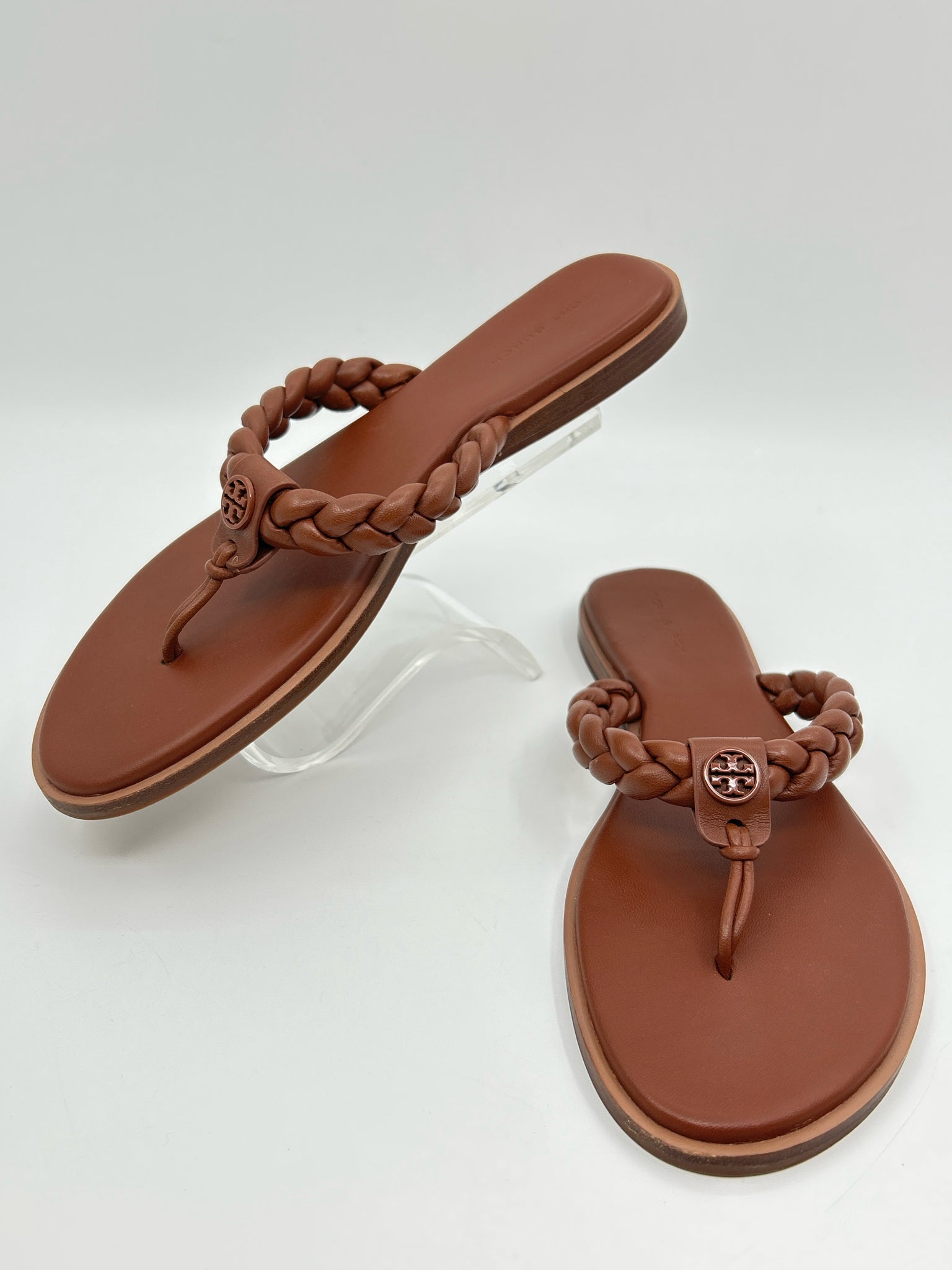 TORY BURCH Size 8.5M Brown Women Sandal