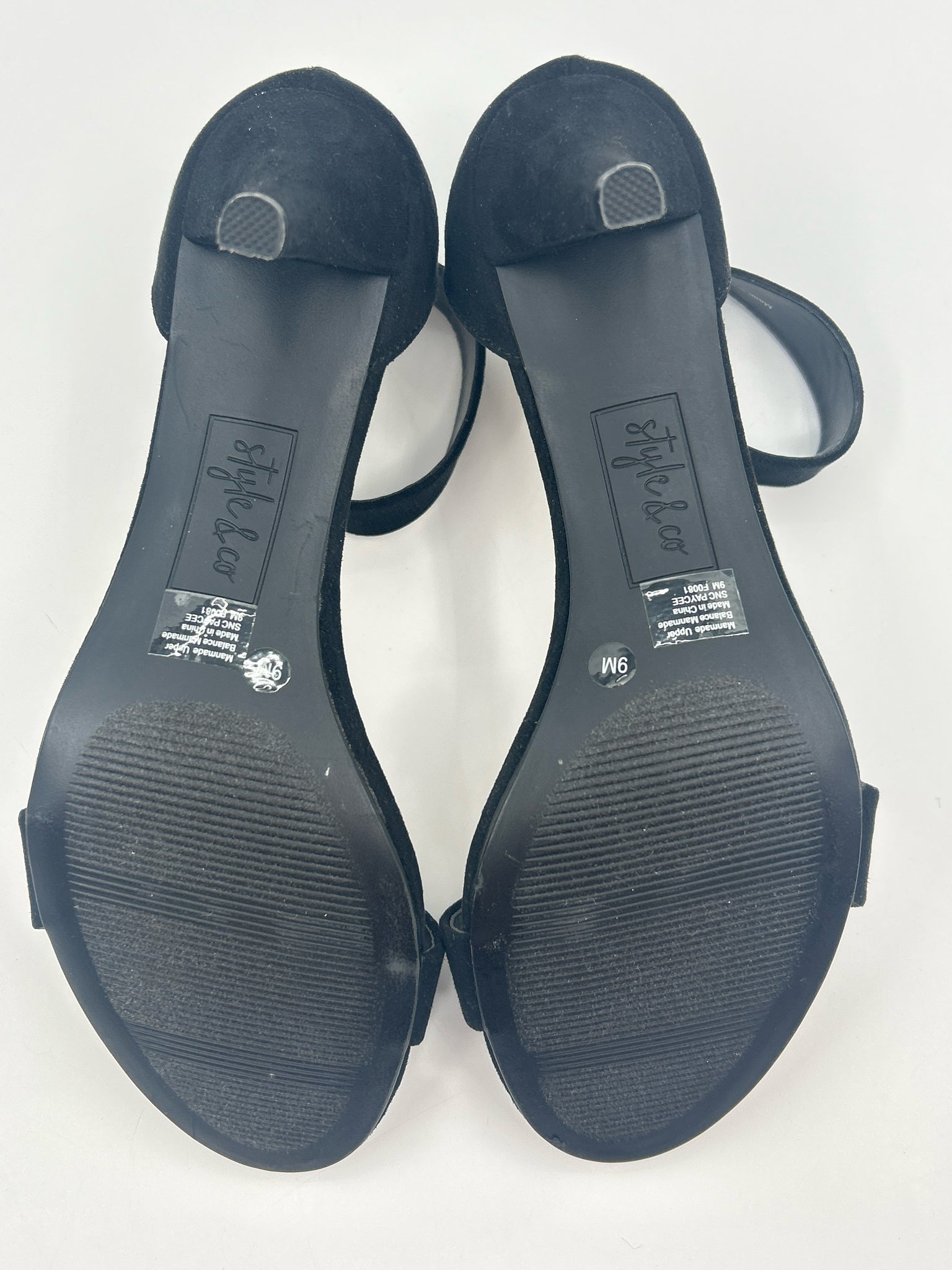 STYLE & CO Size 9M Black Women Sandal