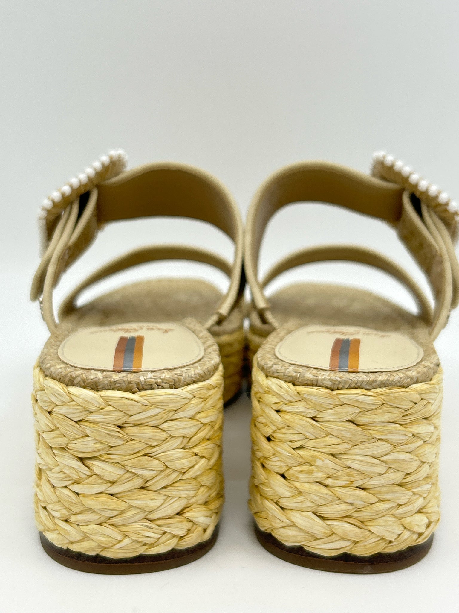 SAM EDELMAN Size 8M Beige Women Sandal