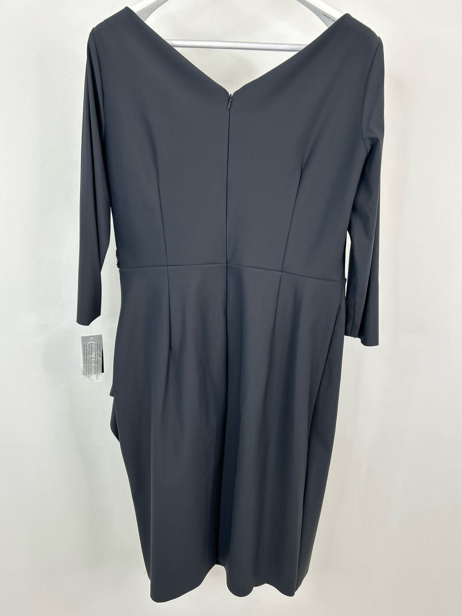 ALEX EVENINGS Size 16 Charcoal Women Dress