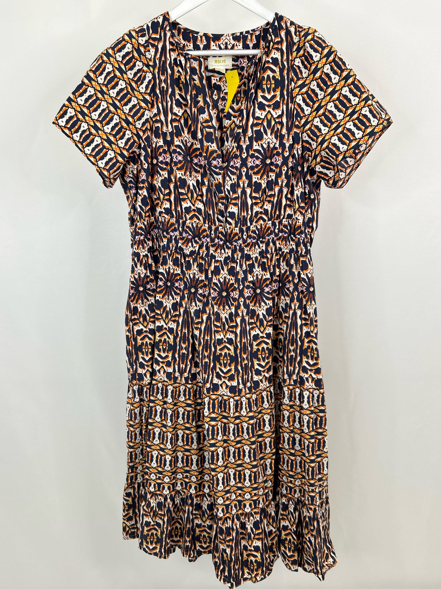 MAEVE Size 1X Navy Print Women Dress