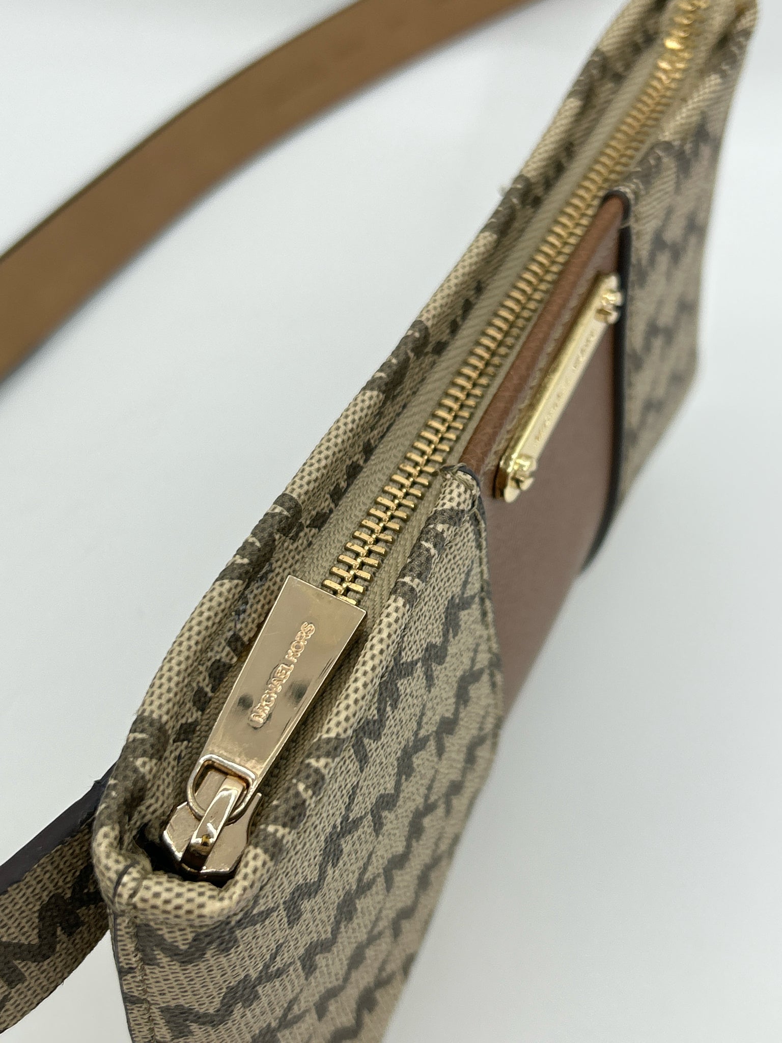 MICHAEL KORS BEIGE AND BROWN Women Purse