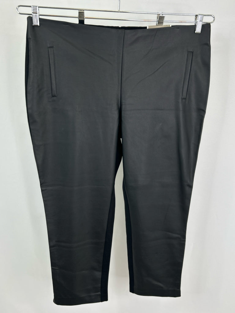 CHICO'S Women Size 18P Black Pants NWT