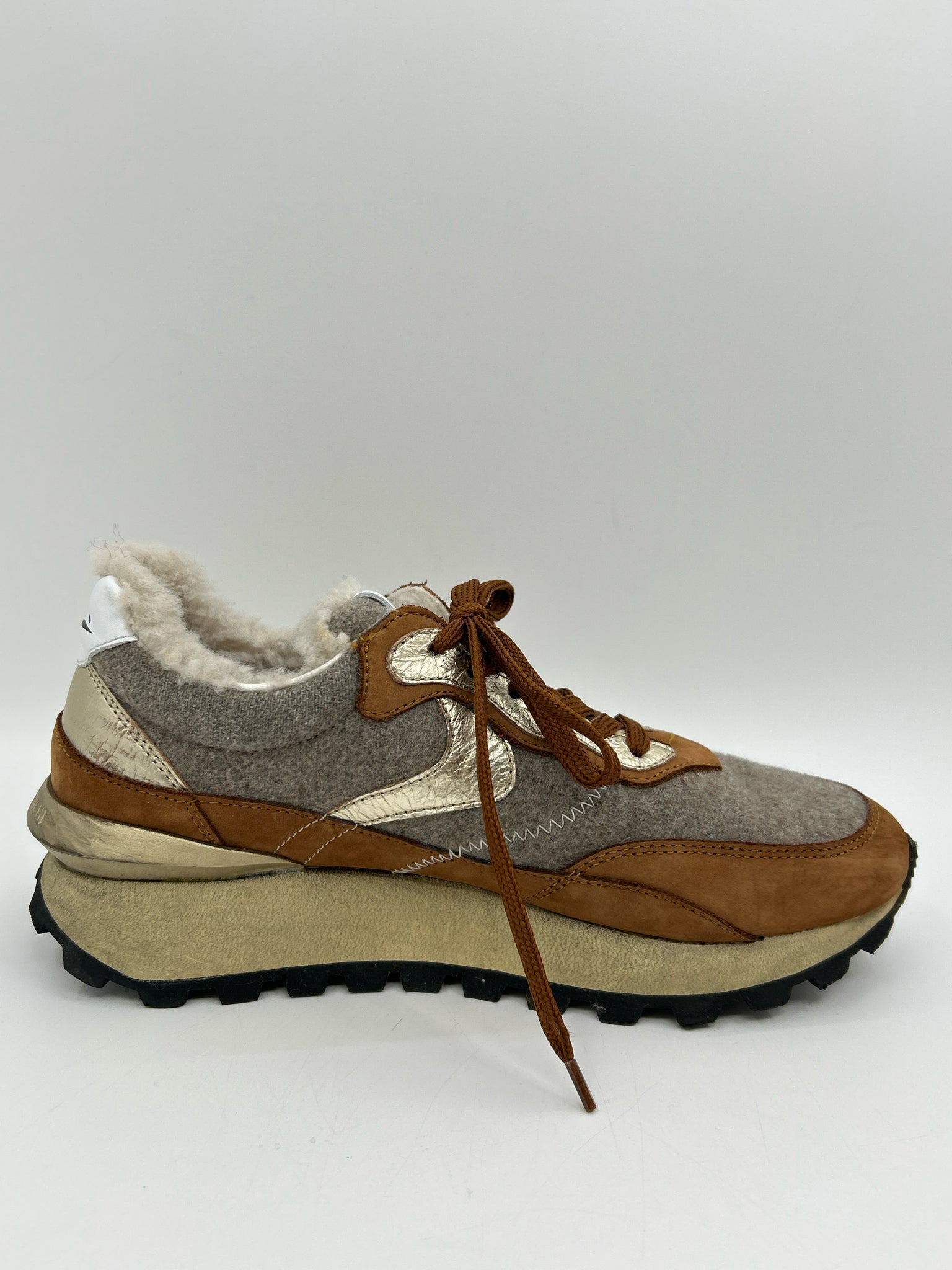 VIOLE BLANCHE Size 39/9 Brown Women Sneakers