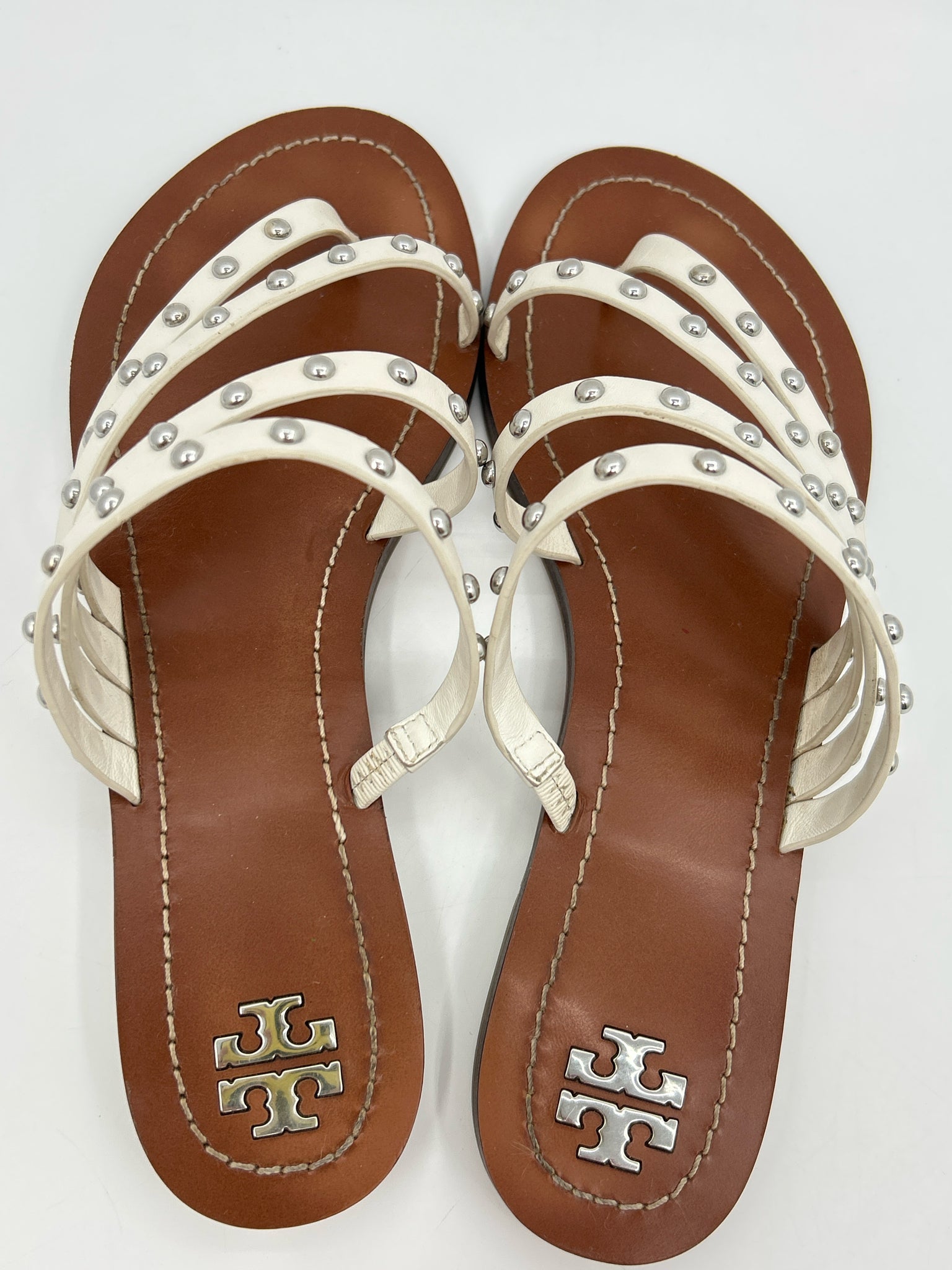 TORY BURCH Size 9M Ivory Women Sandal