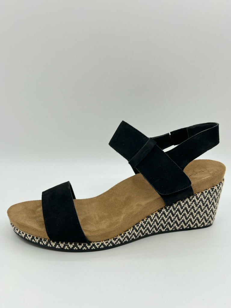 LUCKY BRAND Size 9.5W Black Women's Sandal