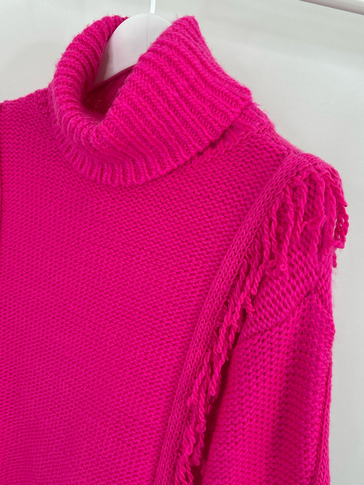 LOU & GREY Size S Hot Pink Women Sweater