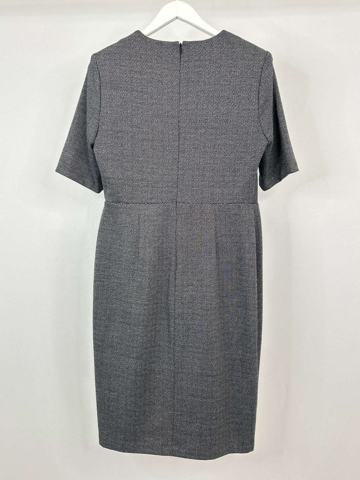 CALVIN KLEIN Size 12 Black Print Women Dress