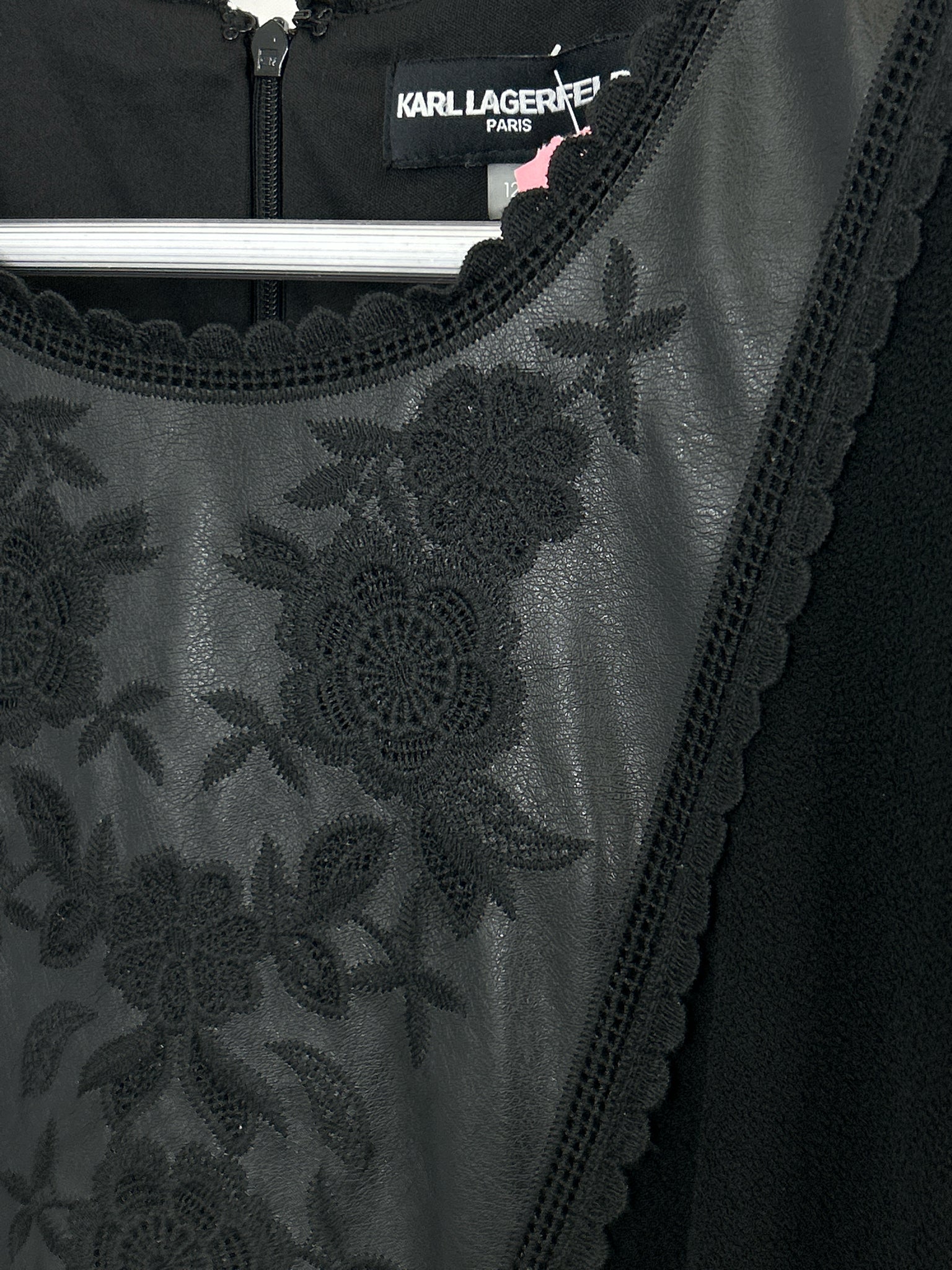 KARL LAGERFELD Size 12 Black Women Dress