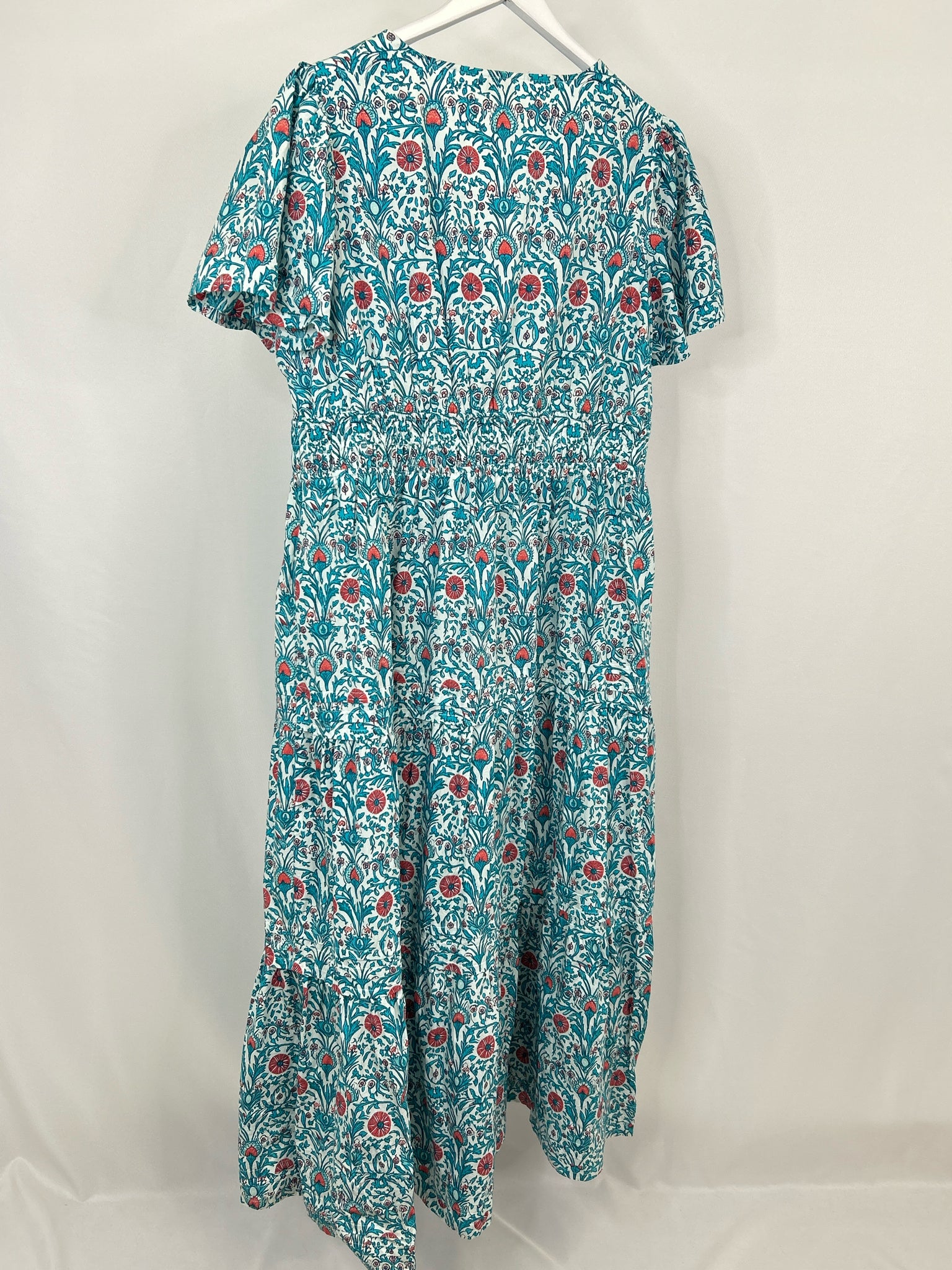 CROWN & IVY Size XXL TEAL AND WHITE Women Dress