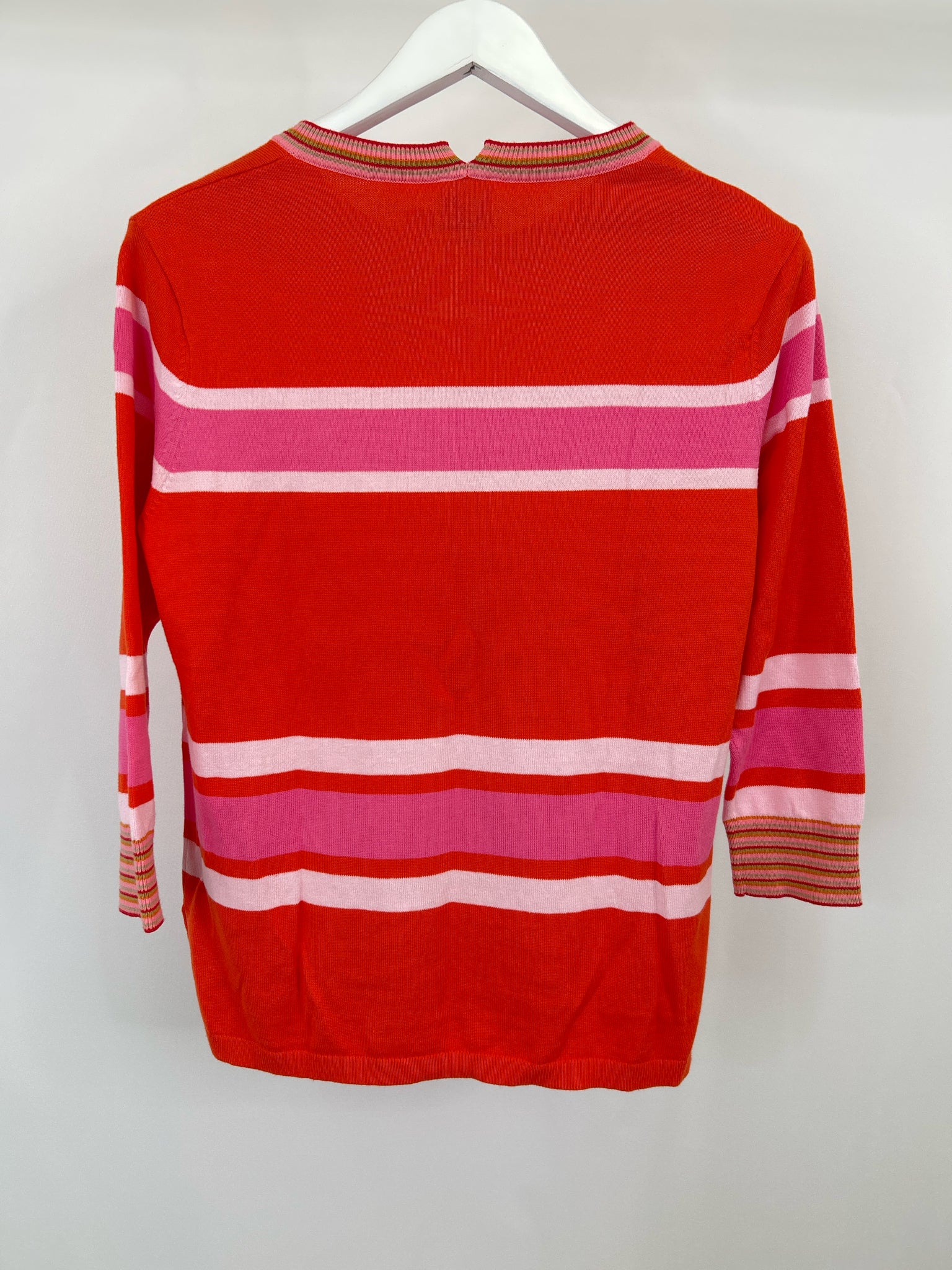 CABI Size XS ORANGE AND PINK Women Sweater