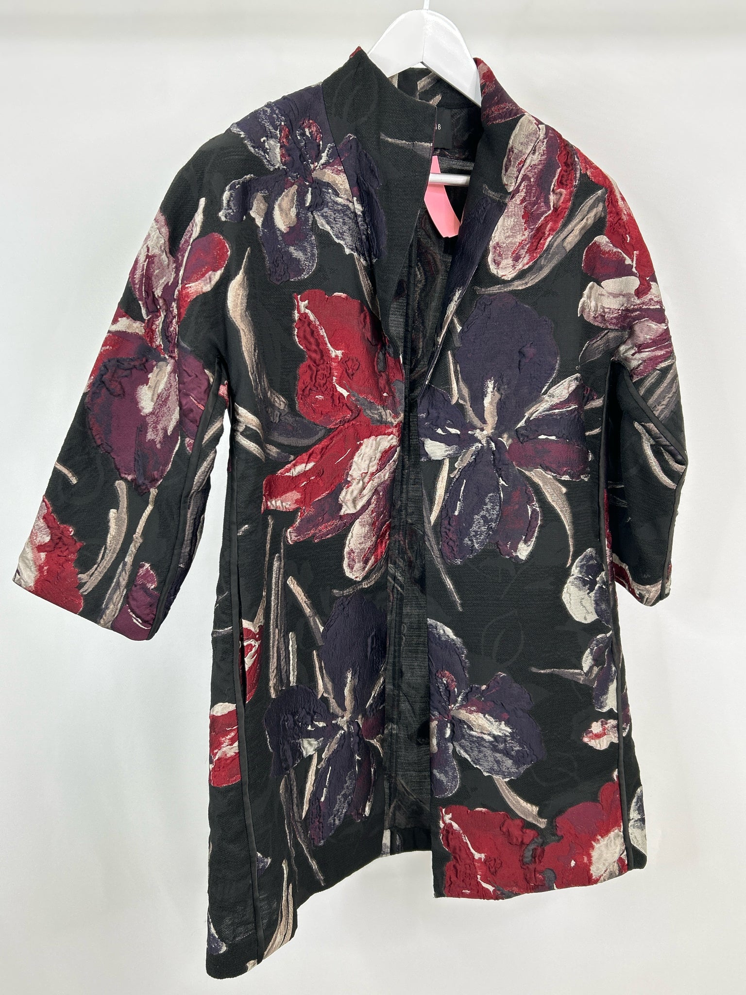 LAFAYETTE 148 Size S Black Print Women Jacket