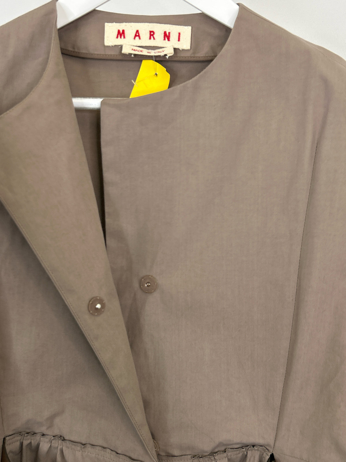 MARNI Size 44 Taupe Women Jacket