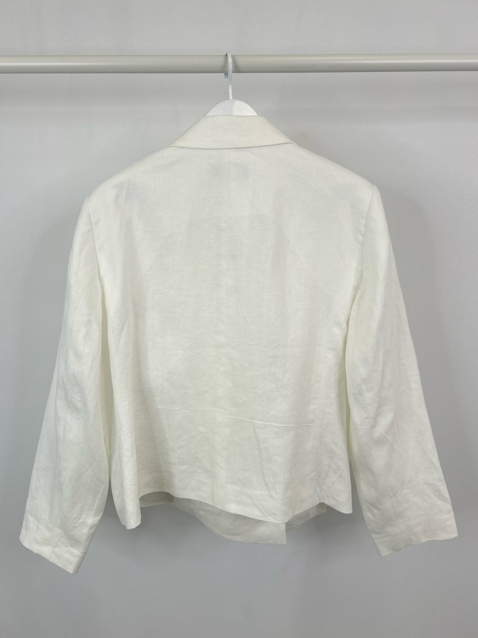 TALBOTS Size 20W White Women Blazer