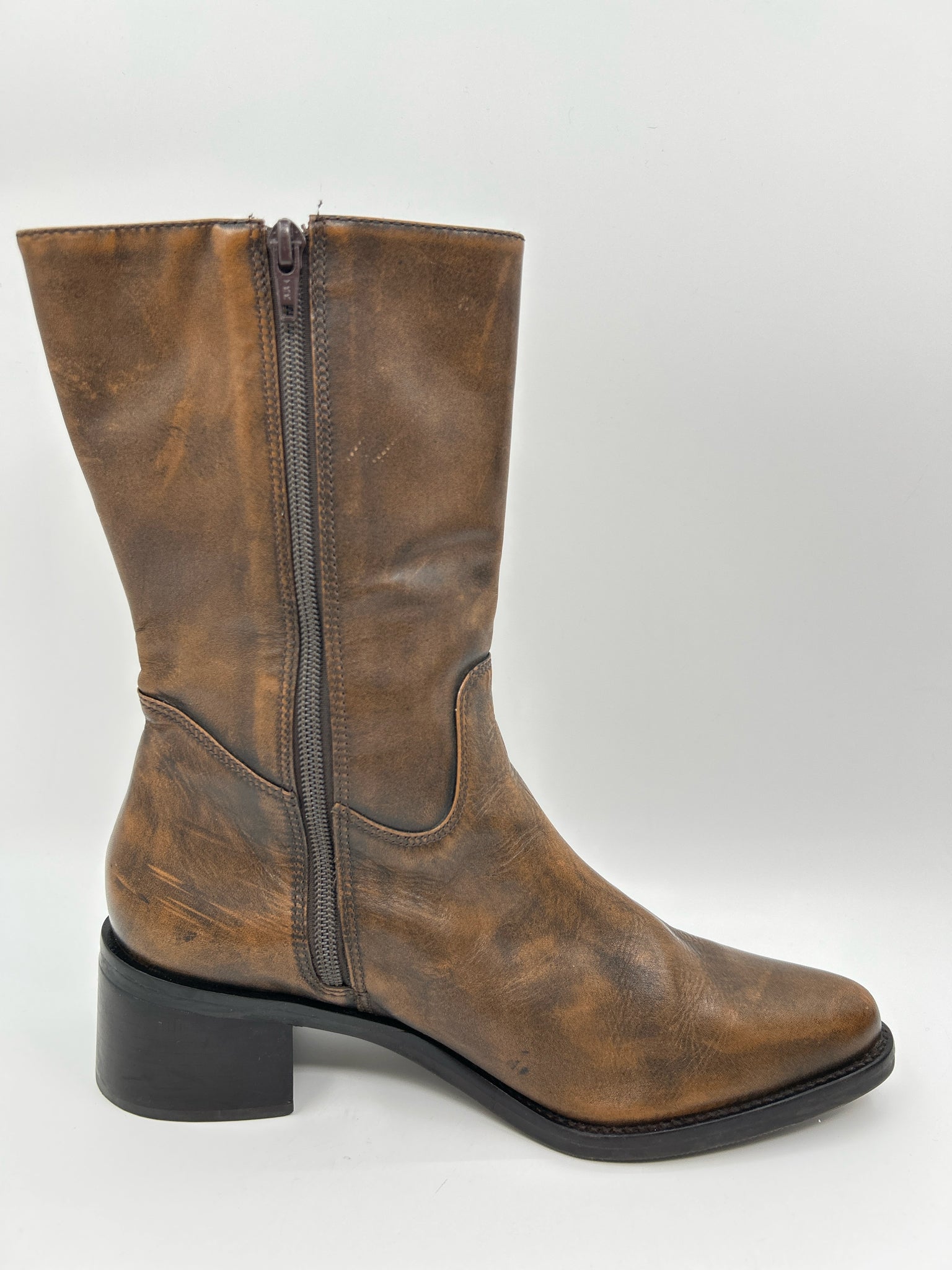 MARKON Size 9M Brown Women Booties