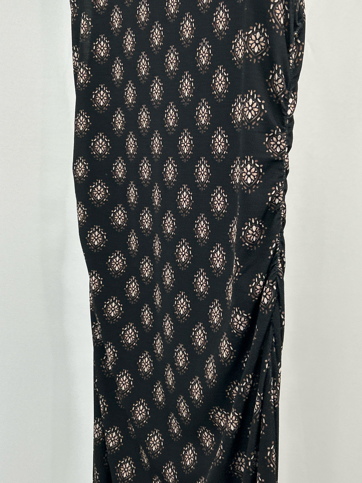 VERONICA M NWT Size S Black Print Women Dress